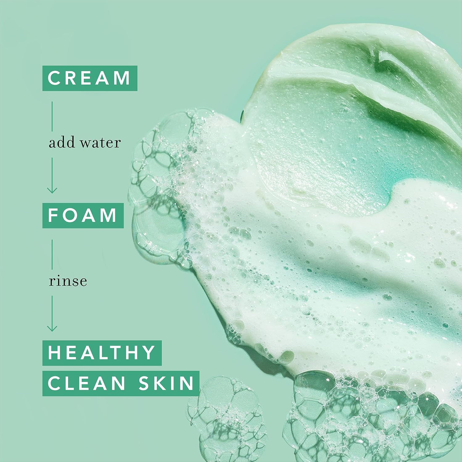 Farmacy Whipped Greens Oil-Free Foaming Face Wash for Oily Skin 150ml Cleanser Exfoliator - Image 4