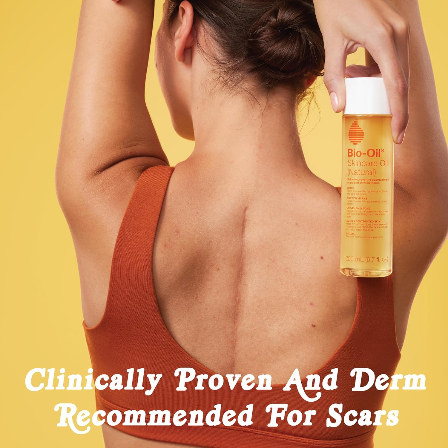Bio-Oil Natural Skincare Oil, Serum for Scars and Stretch Marks, Face and Body Moisturizer for Dry Skin, Hair Oil, For All Skin Types, 4.2 Oz - Image 2