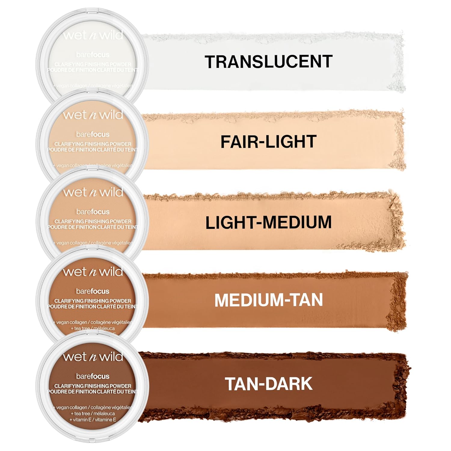 wet n wild Bare Focus Clarifying Finishing Powder | Matte | Pressed Setting Powder Fair-Light - Image 3