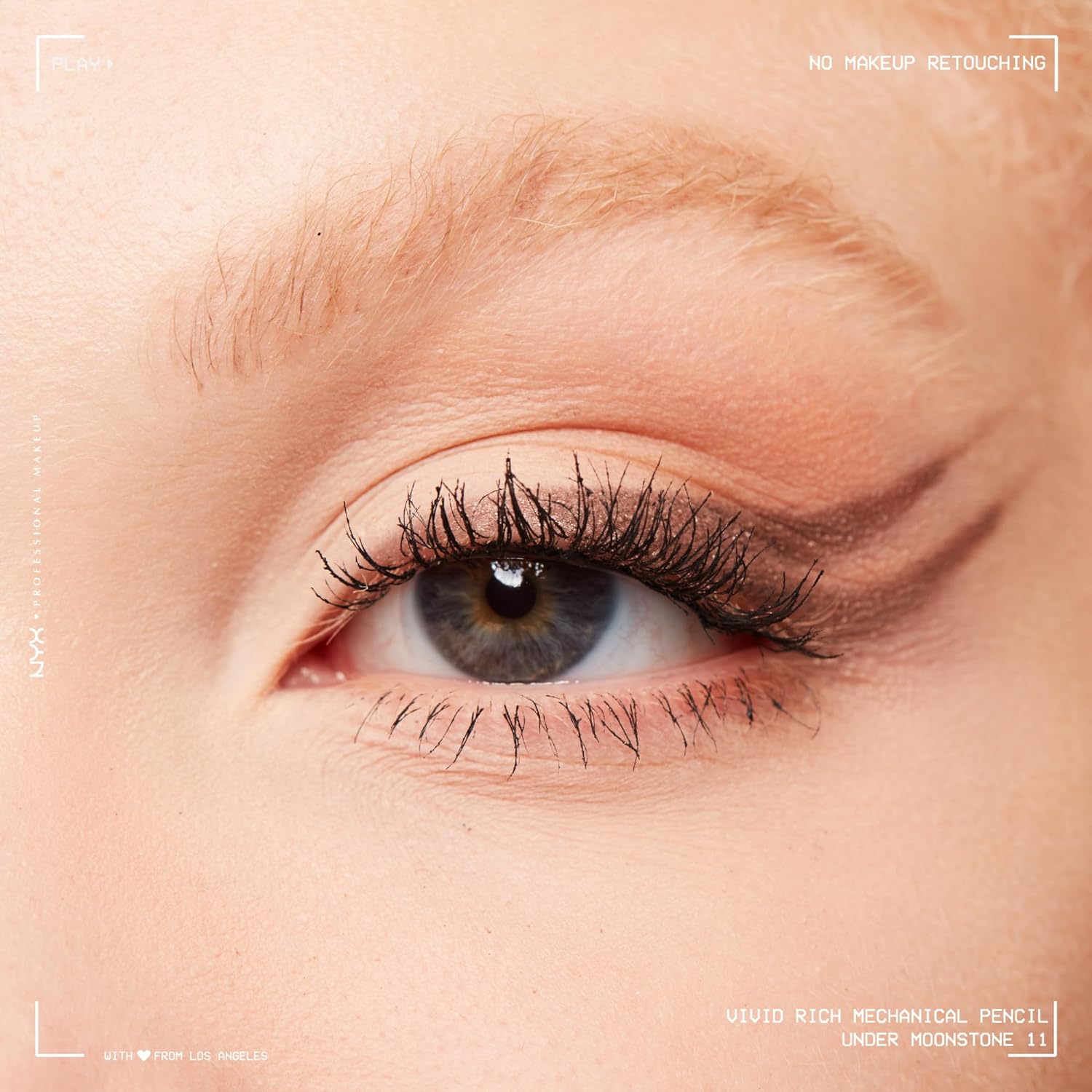 NYX PROFESSIONAL MAKEUP Mechanical Eye Pencil, Vivid Rich Mechanical, Creamy Retractable Eyeliner - Under the Moonstone, Slate Grey Eyeliner - Image 2