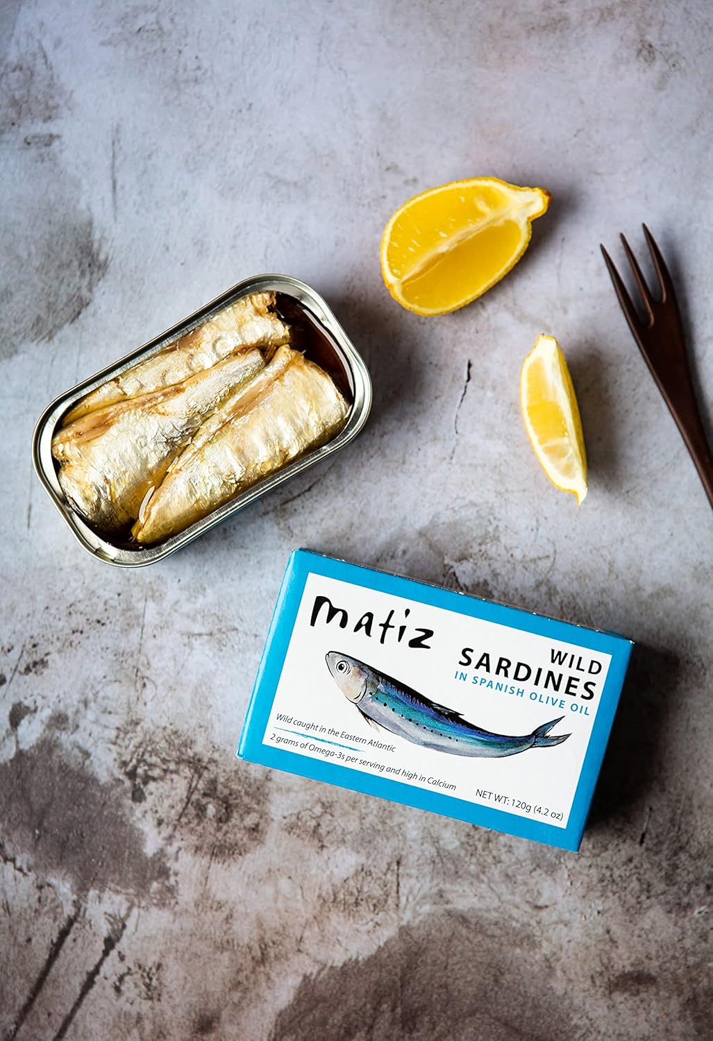 Matiz Sardines in Olive Oil, 4.2 Ounce Can (Pack of 5) Spanish Gourmet Wild Caught Natural Fish for Tapas, Snacks, or Meals, Protein Rich, Sealed Freshness - Image 5