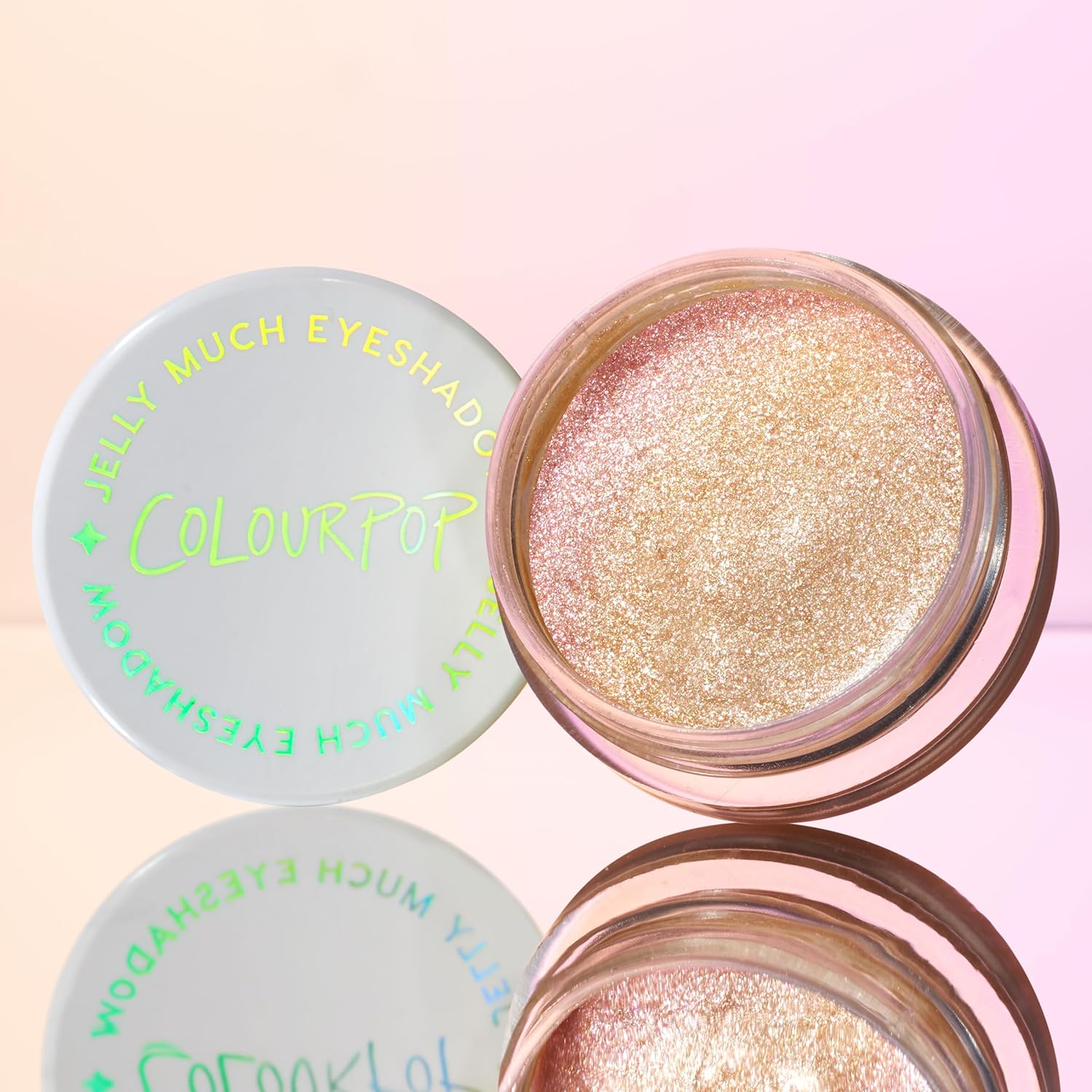 ColourPop Jelly Much Gel Eyeshadow - Glitter Eyeshadow with a Water-Based Gel Formula - Provides Intense Color Payoff with Minimized Creasing & Fading - Field of Fairies (0.23 oz) - Image 7