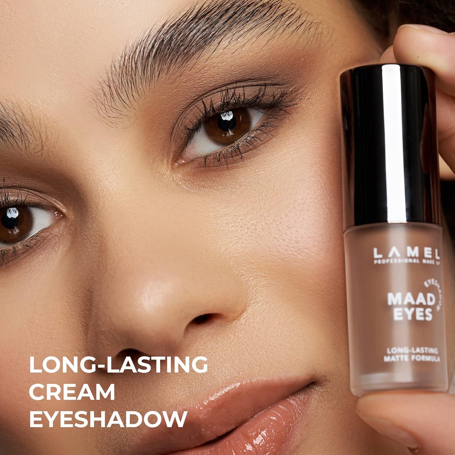 Matte Liquid Eyeshadow - Long Lasting Waterproof Eye Tint - Quick-Drying, Hypoallergenic Eye Makeup - Creamy & Smooth Formula - Brown Matte Cream Eyeshadow - Maad Eyes, №401, 5.2ml / 0.17oz - Image 2
