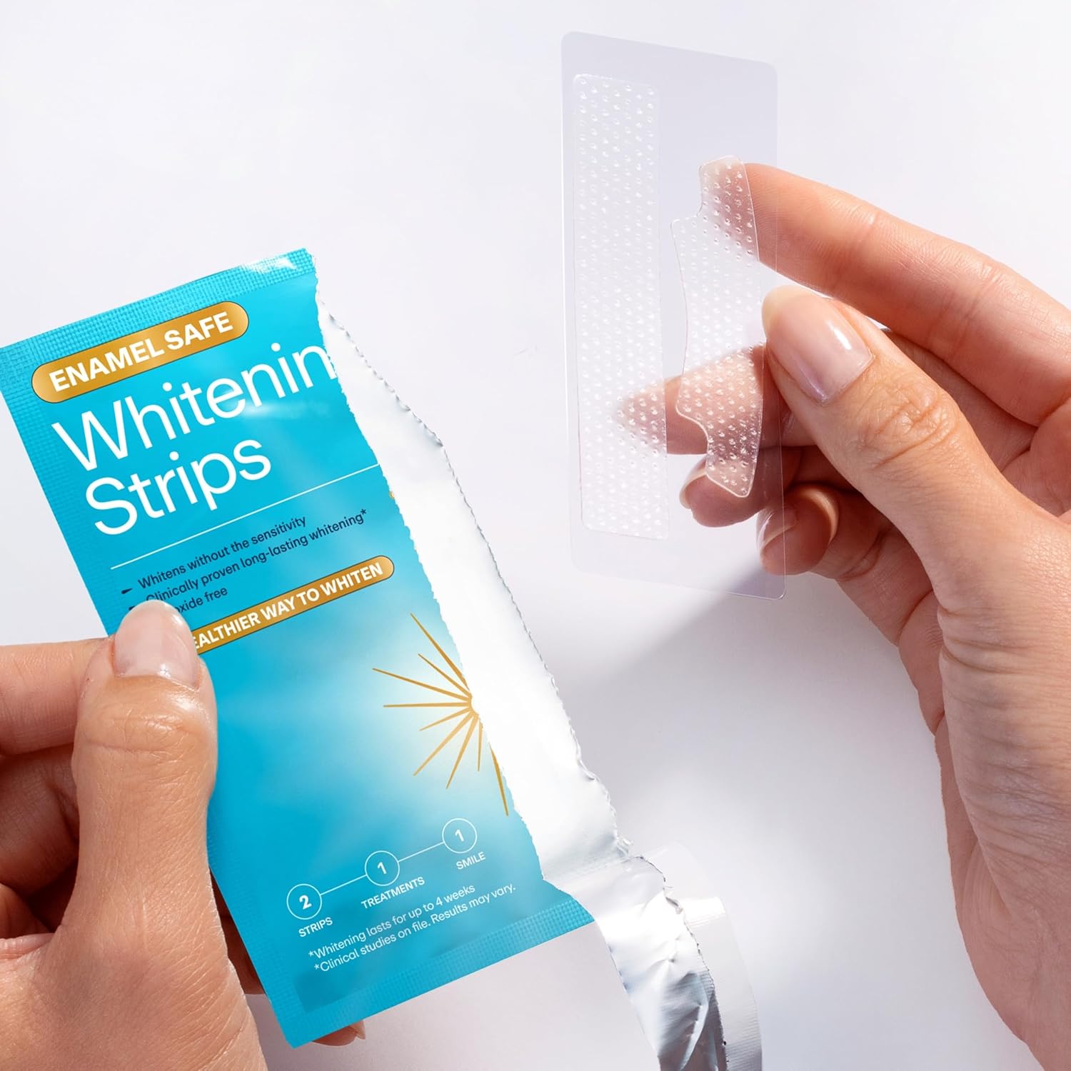 Lumineux Teeth Whitening Strips 9 Treatments – Peroxide Free - Enamel Safe for Whiter Teeth - Whitening Without The Sensitivity - Dentist Formulated - Sensitivity Free - Image 6