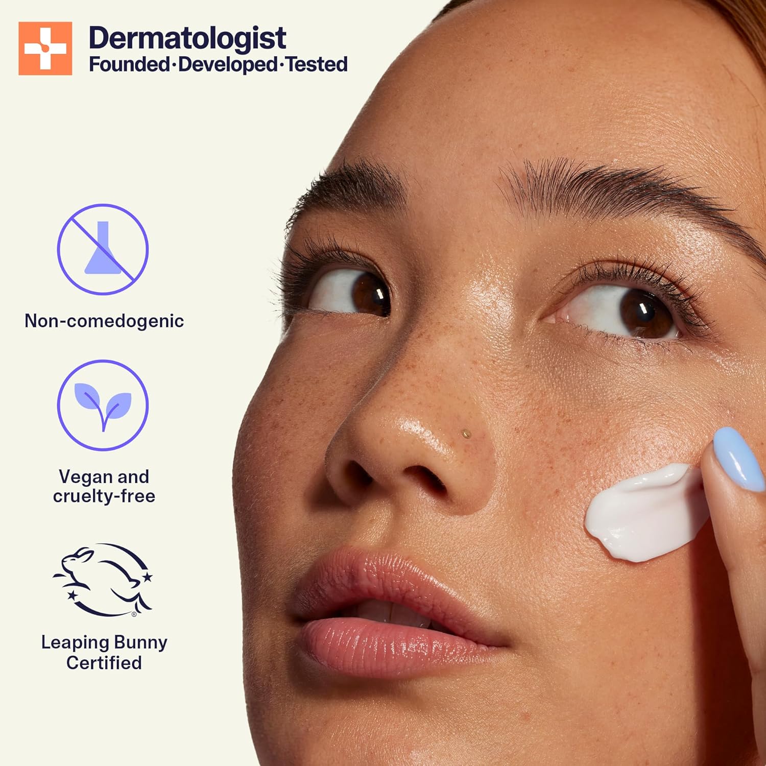 Curology Cream Moisturizer, Rich Hydrating Face Lotion for Dry Skin, with Shea Butter and Hyaluronic Acid, 1.7 fl oz - Image 4