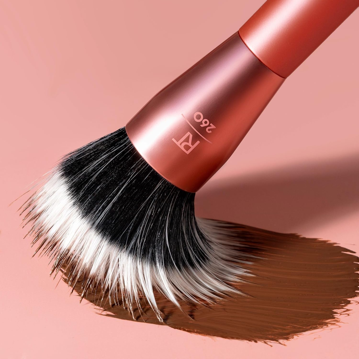 Real Techniques Extra Big Stippling Brush, Large Makeup Brush for Liquid & Cream Foundation, BB/CC Cream, Skin Tints, XL Oversized Brush, Cruelty-Free, Synthetic Bristles, 1 Count - Image 8
