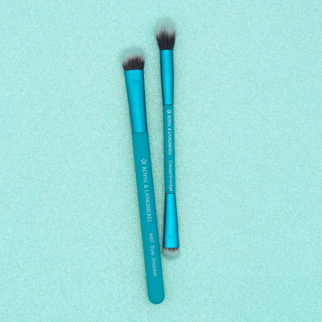EZGlam Duo Smoky Eye Makeup Brush Kit – Dual-Ended Eye Brushes for Blending & Defining, Vegan & Cruelty-Free - Image 2