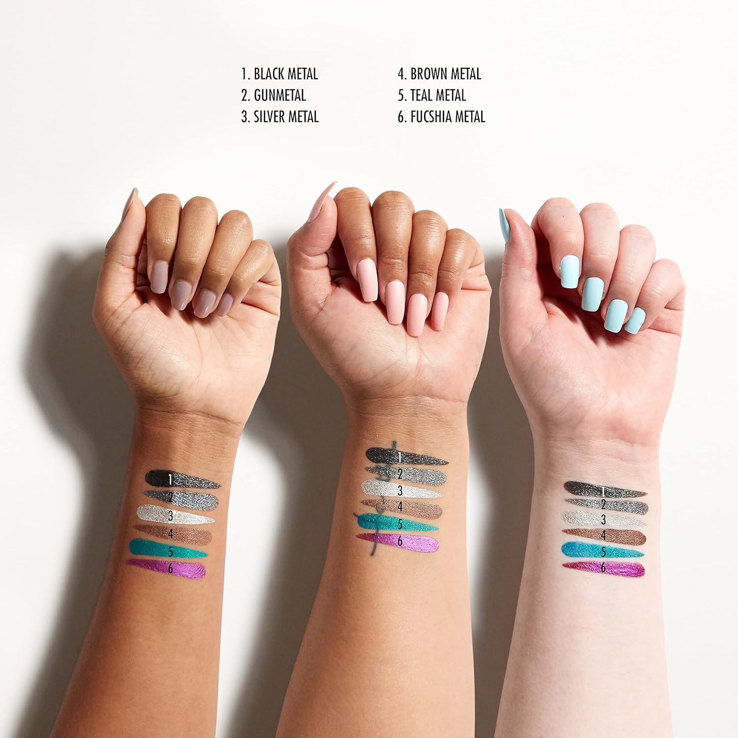 NYX PROFESSIONAL MAKEUP Epic Wear Metallic Liquid Liner, Long-Lasting Waterproof Eyeliner - Teal Metal - Image 7