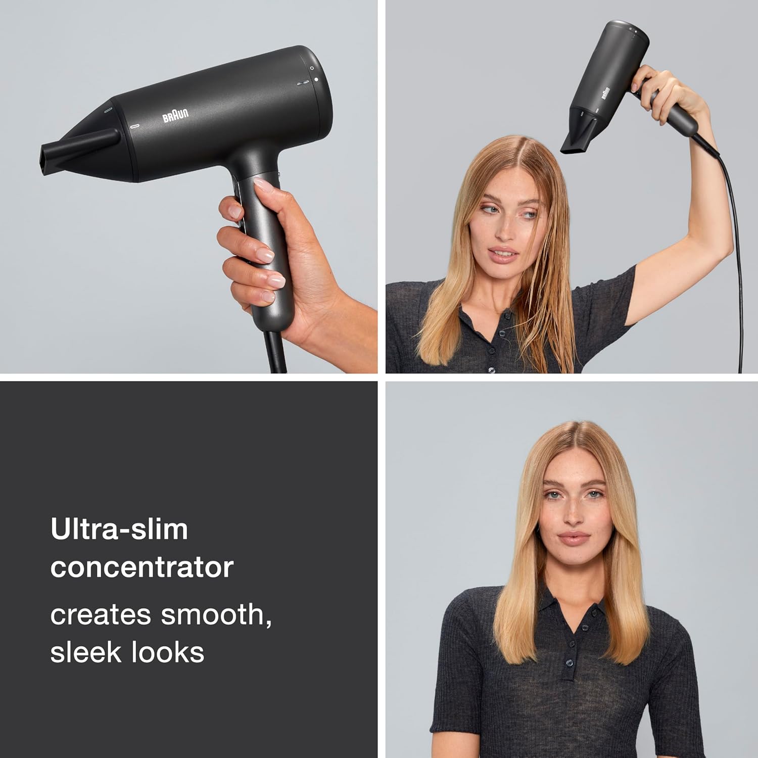 Braun Hair Dryer with Diffuser, Blow Dryer with Super-Ionic Technology Reduces Static and Frizz for Smooth, Shiny, Healthy Looking Hair - Image 3