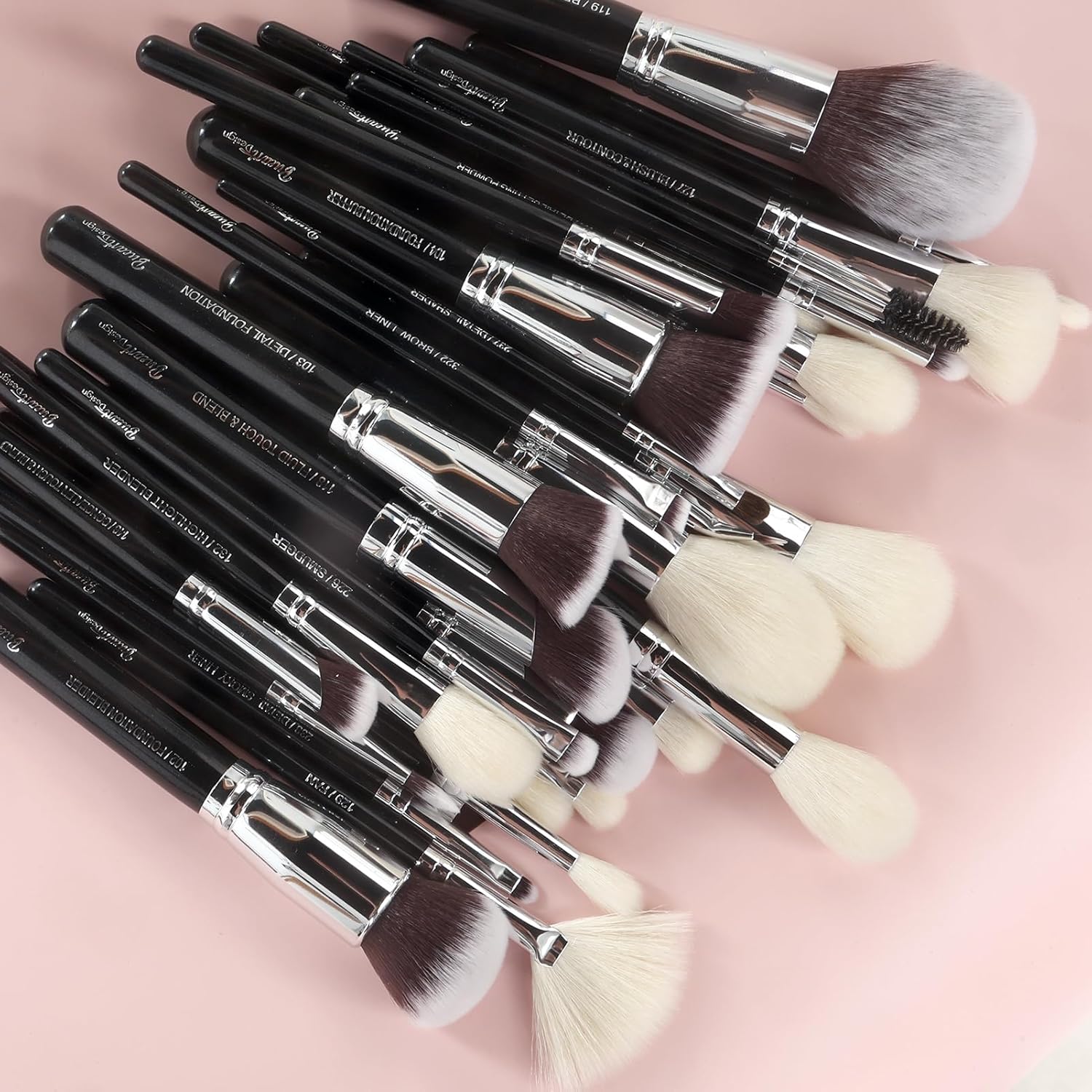 Pro makeup Artist Brushes Set 32Pcs Luxury Goat Hair Horse hair Makeup Brush Set eye and face brushes for every possibility By Bueart Design - Image 7
