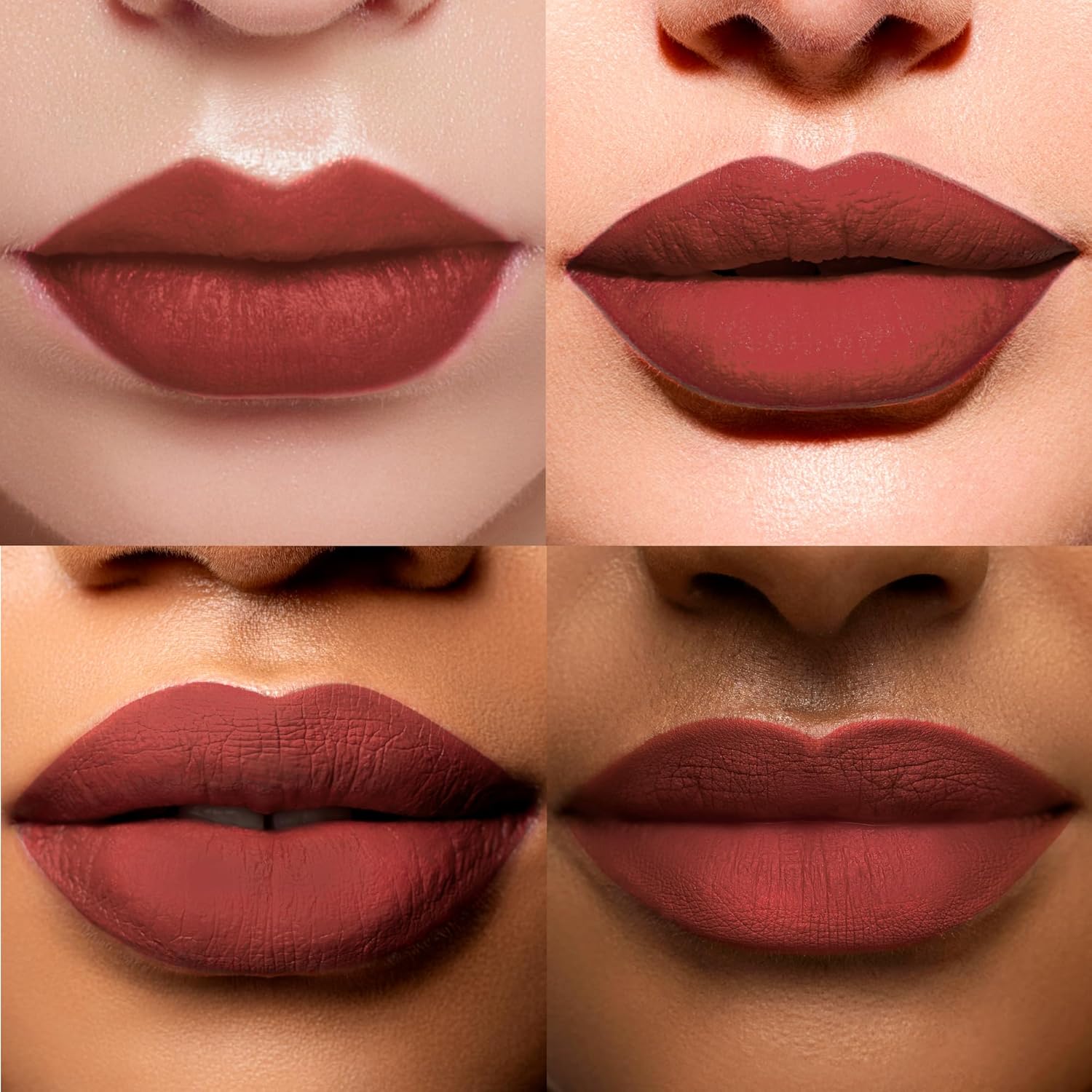 Ruby Kisses Velvet Lip Cream, Matte Finish Lipstick, Rich Color, Long Lasting Lip Stain, Lightweight, Nourishing, Hydration, High Pigment Lip Tint (CREAM BLUSH) - Image 4
