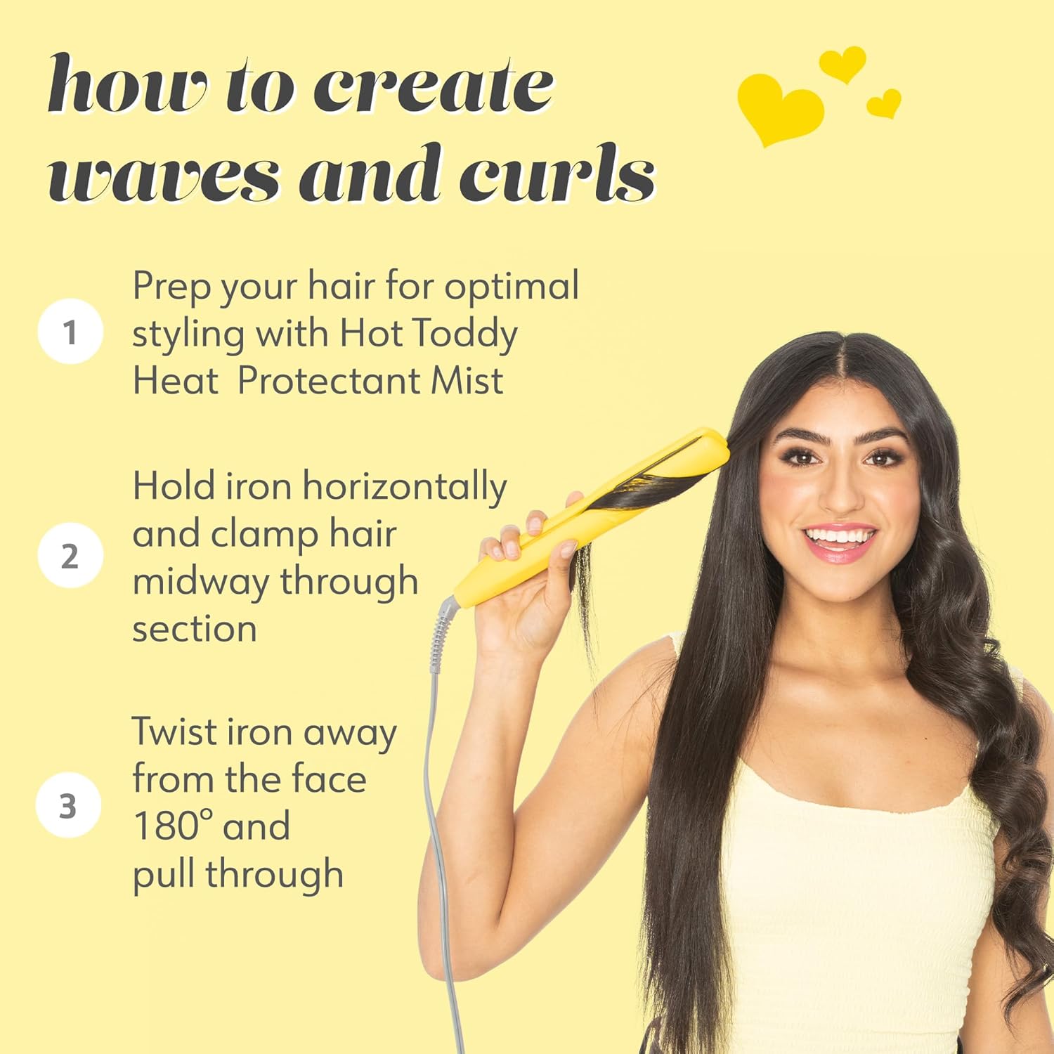 Drybar The Tress Press Straightening Iron | Ionic Technology for Smooth, Shiny Hair | Straighten or Wrap Around Barrel to Create Curls, Waves, or Sleek Styles - Image 6