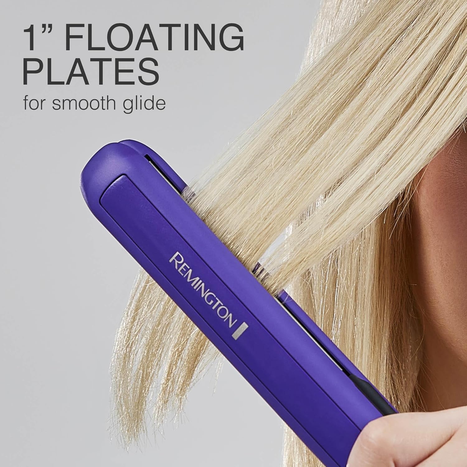 Remington 1" Flat Iron, Hair Straightener with Anti-Static Technology, 30-Second Heat Up & 60 Minute Auto Shut-Off, 30% Longer Ceramic Floating Plates, Titanium + Ceramic Coating - Image 6