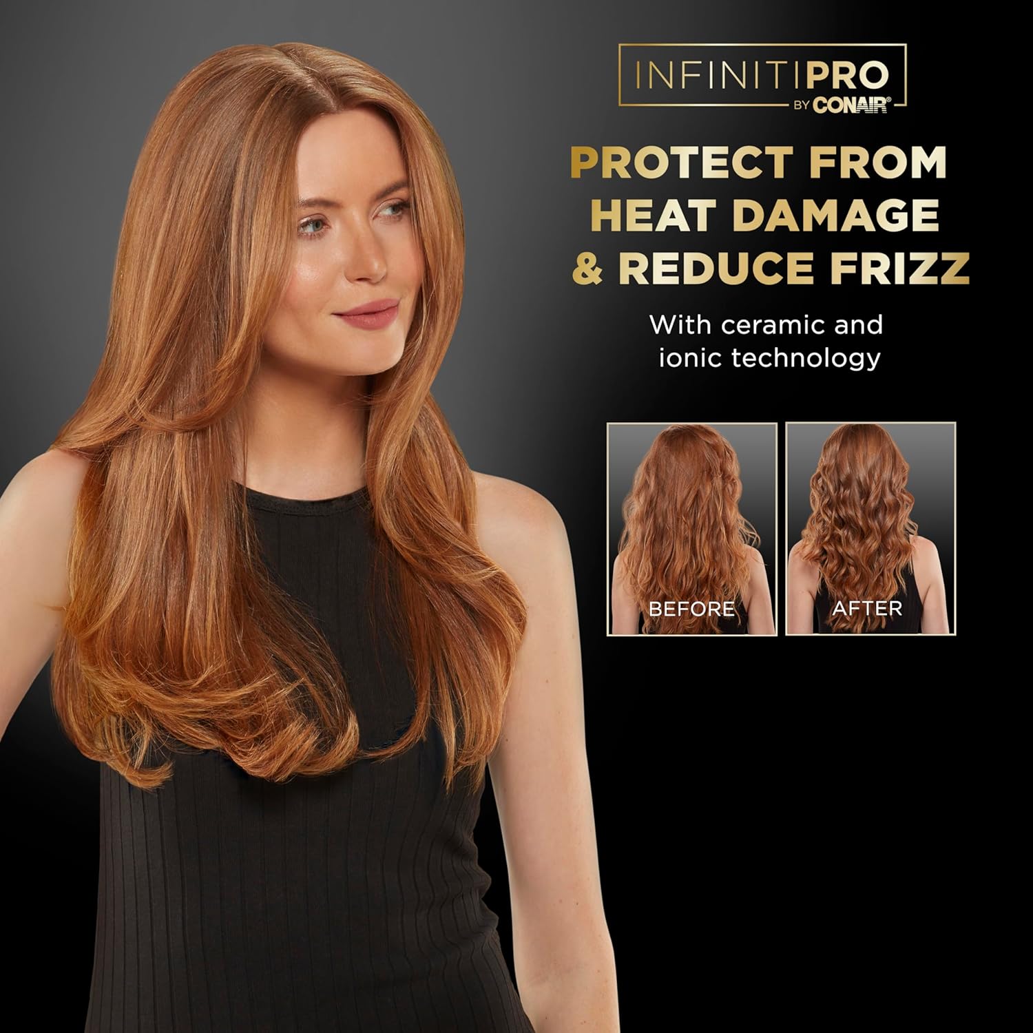 INFINITIPRO by CONAIR ArteBella Hair Dryer | Italian Performance Hair Dryer with Diffuser | Luxurious Experience and Ultra-Fast Drying Power Hair Blow Dryer - Image 4