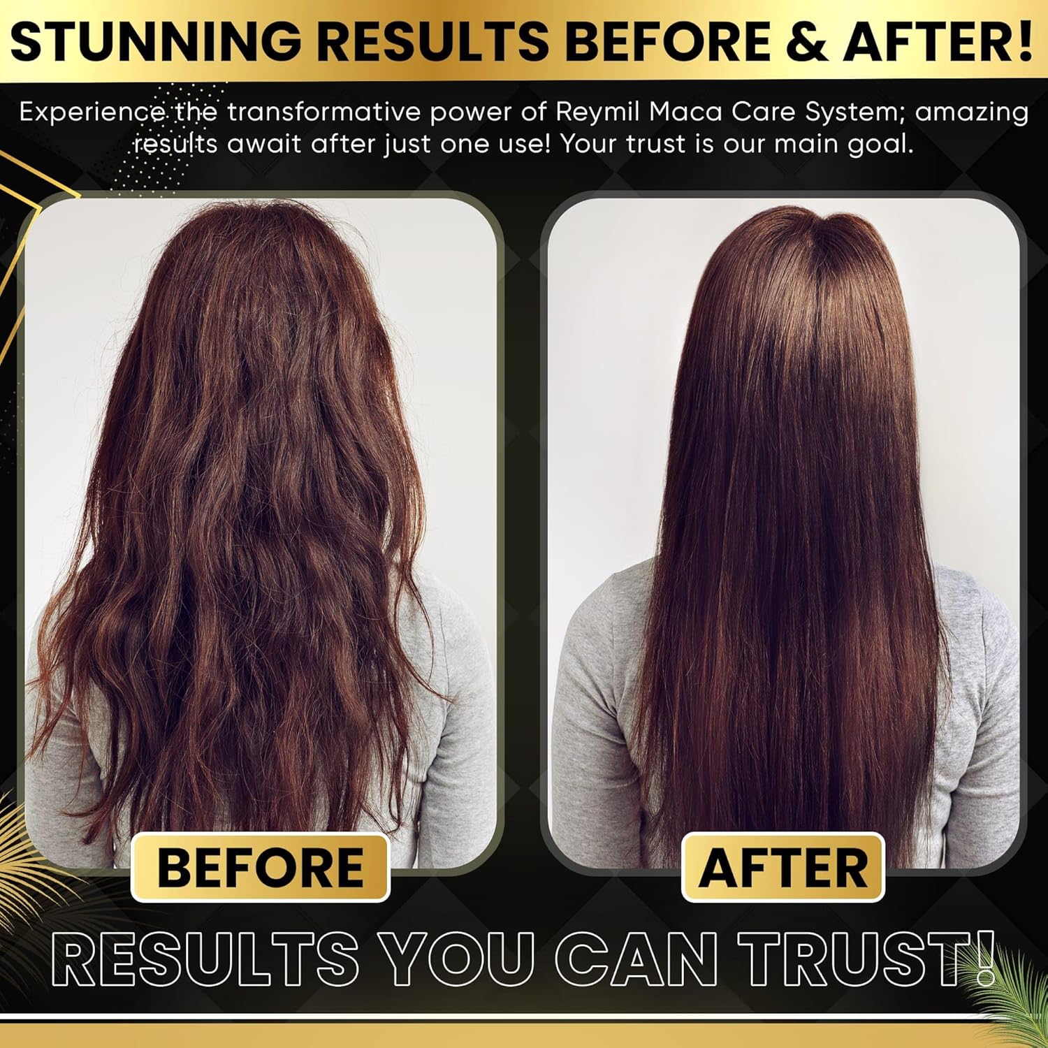 REYMIL-Collagen hair mask - hair treatment for dry damaged hair - Collagen Hair Treatment Deep Repair Conditioning Argan Oil Shine and Softness for Healthy Hair -16.9onz mascarilla para el cabello - Image 6