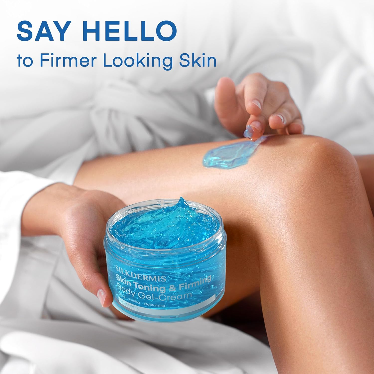 Skin Toning and Firming Gel: Skin Tightening Cream for Body - Effective Cellulite Cream for Tighs Buttocks & Stomach (6.7 Ounce (Pack of 1)) - Image 2