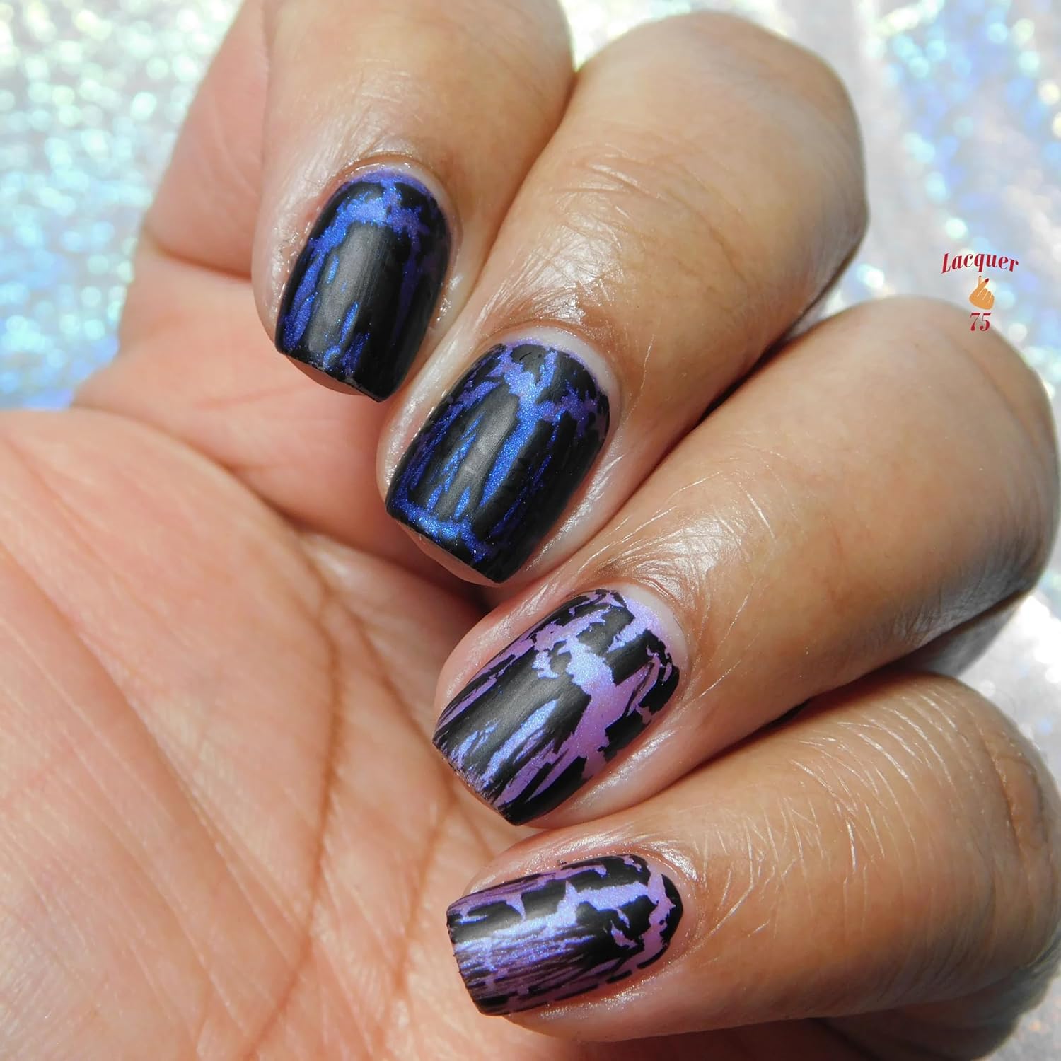 Shattered Dreams Black Crackle Nail Polish Topper 15ml/.5oz, Non-Gel, 10-Free, Quick Dry, Self-Leveling - Image 8