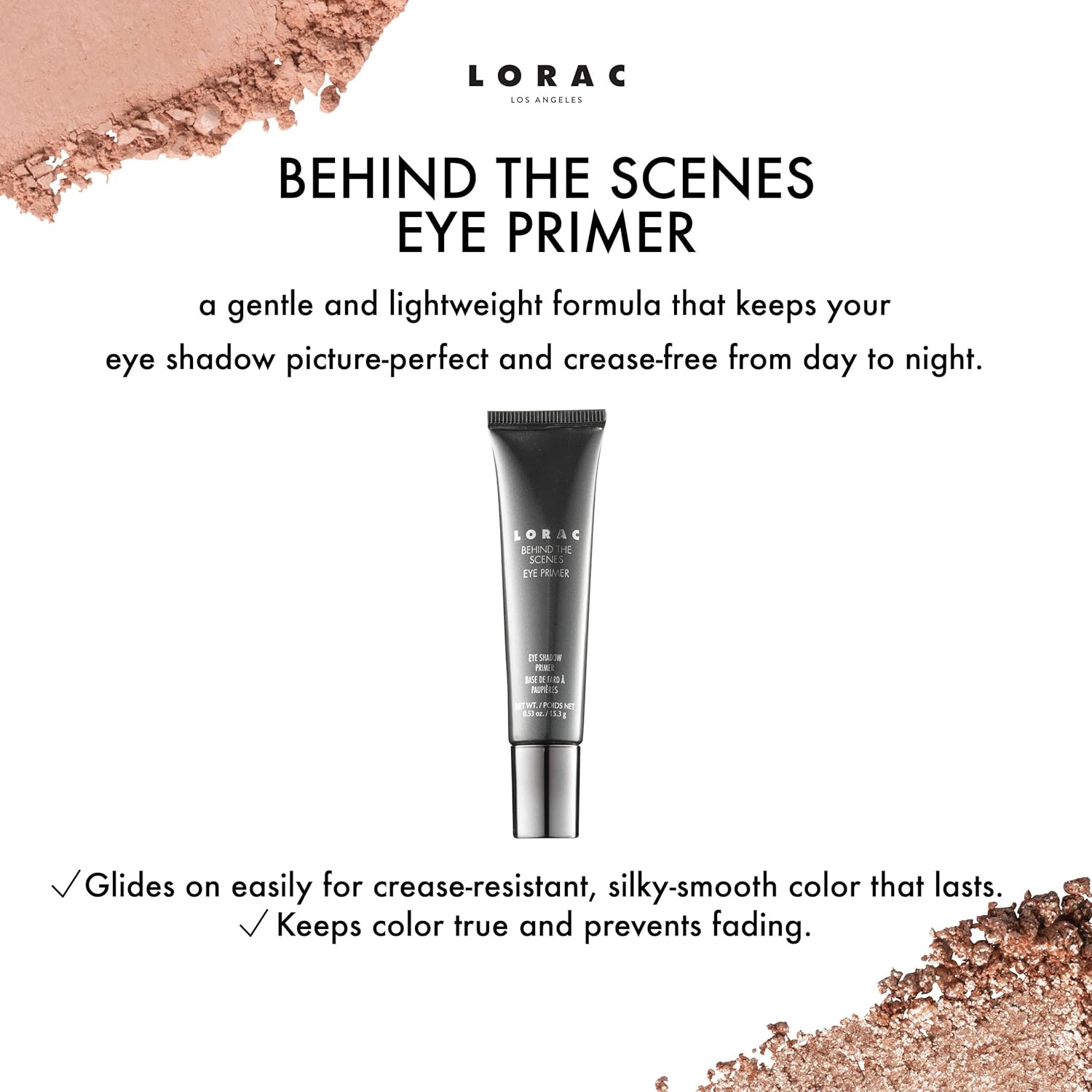 LORAC Behind The Scenes Eye Shadow Primer, 0.53 Ounce (Pack of 1) - Image 2
