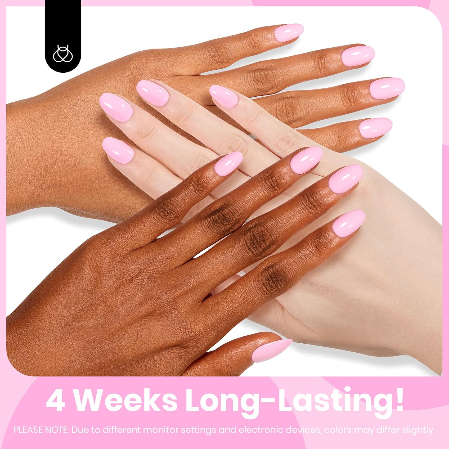 Beetles Pink Gel Nail Polish 15ml, Baby Pink Soak Off UV LED Gel Polish High Gloss for Manicure Art for Salon DIY Colorful Bottle Rosy Glow - Image 5