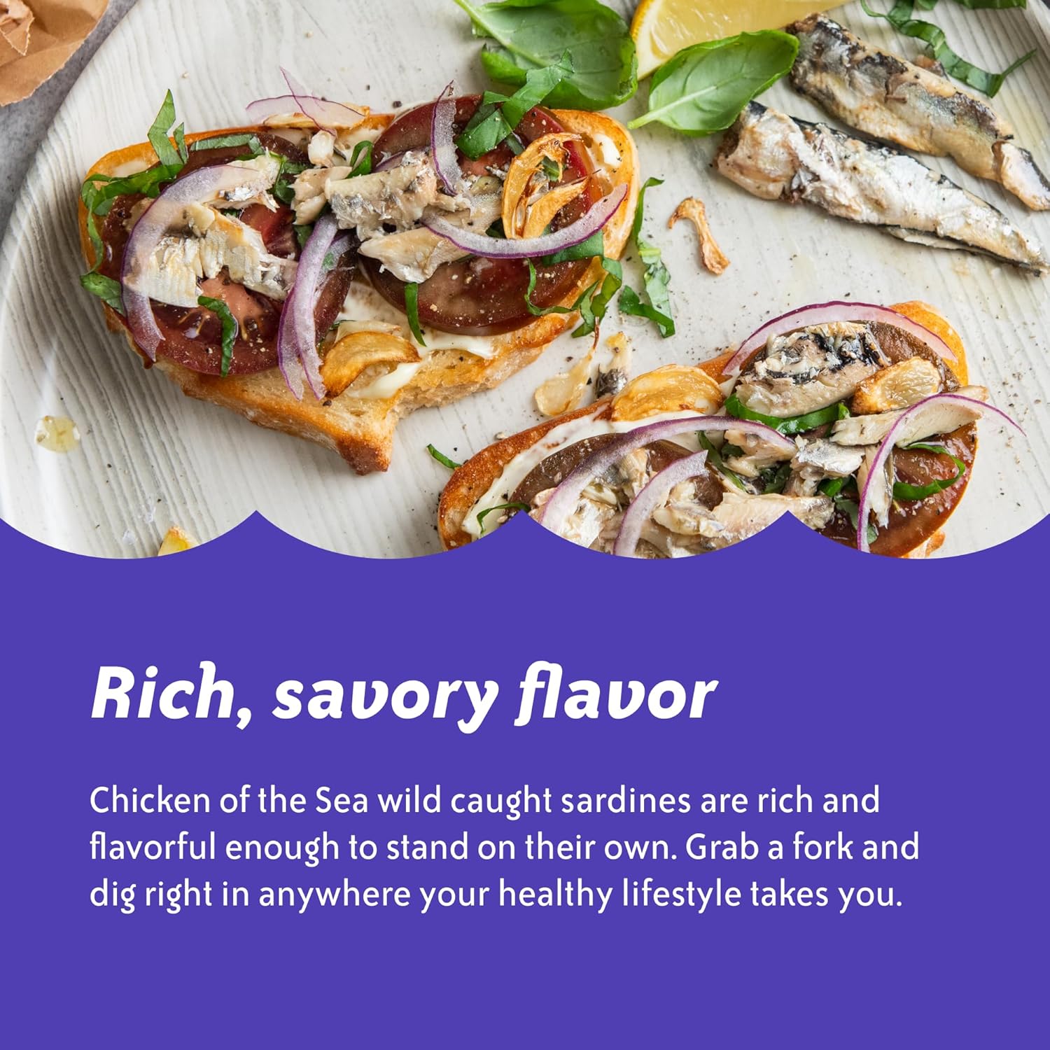 Chicken of the Sea Sardines in Olive Oil, 3.75 oz. Cans (Pack of 18), Wild Caught Canned Sardines, Packaging May Vary - Image 6