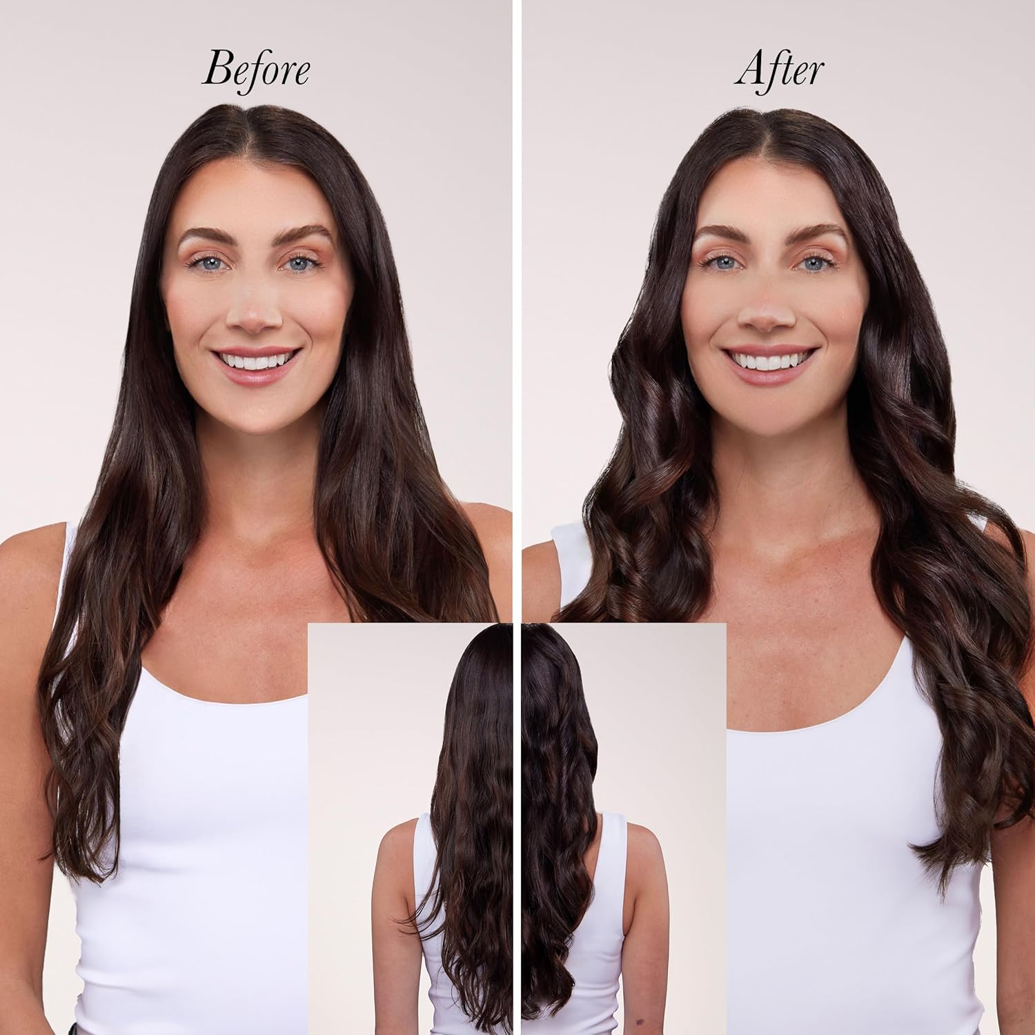 L'ANGE HAIR Le Duo Grande 360° Airflow Styler | 2-in-1 Curling Wand & Titanium Flat Iron Professional Hair Straightener and Curler with Cooling Air Vents to Lock in Style | Adjustable Temp (Blush) - Image 5