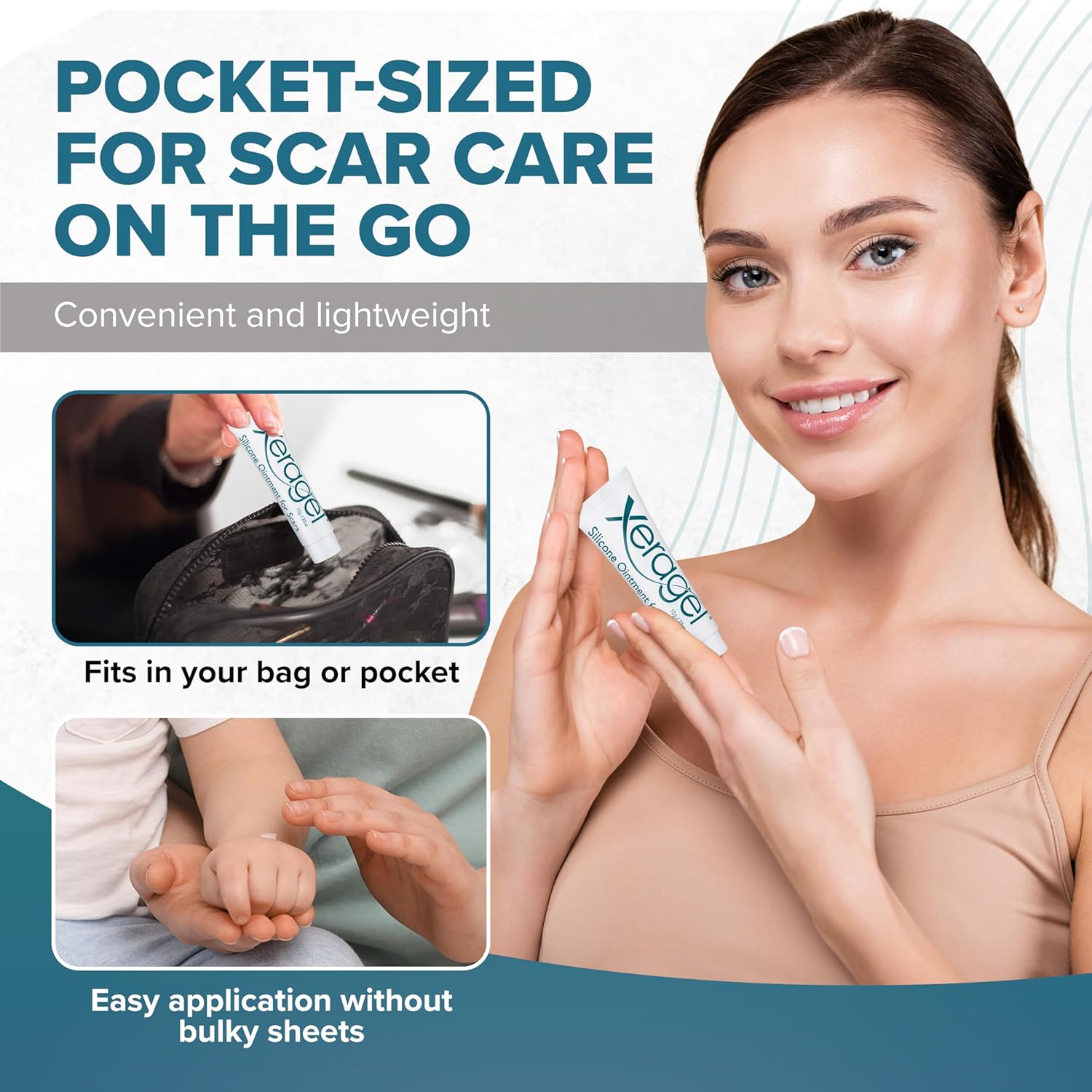 Xeragel 100% Silicone Scar Treatment Ointment 10g – Scar Gel for Smoother, Flatter Scars from Surgery, Burns, Acne & More - For Old & New Scars on Face, Neck & Hands - Hypoallergenic & Fragrance-free - Image 6