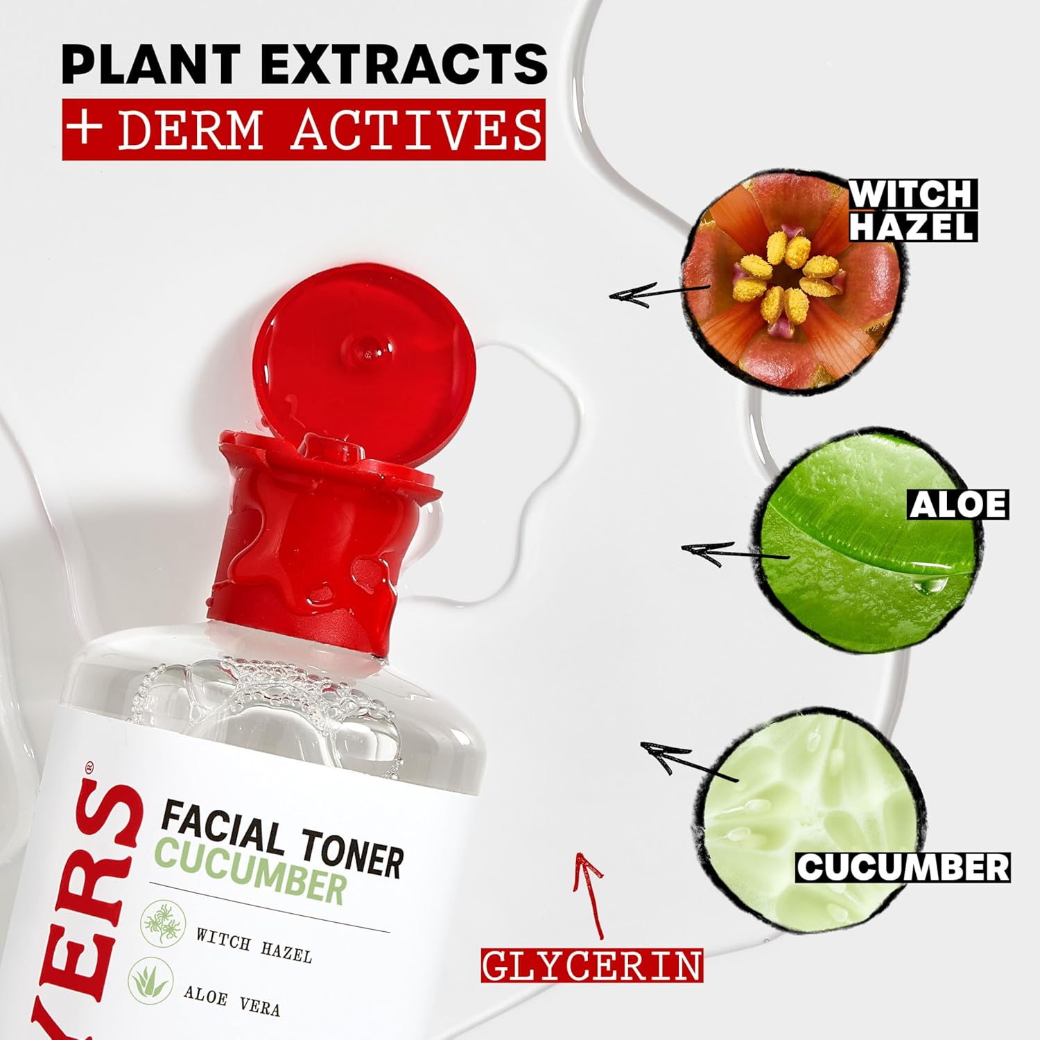 THAYERS Alcohol-Free, Hydrating Cucumber Witch Hazel Facial Toner with Aloe Vera Formula, Vegan, Dermatologist Tested and Recommended, 12 Oz (Packaging May Vary) - Image 5