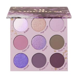 ColourPop All Amethyst Eyeshadow Palette - Metallic Opalescent with Duo Chrome Finishes - High-Pigment Eye Makeup with a Long-Wearing Formula (0.3 oz)