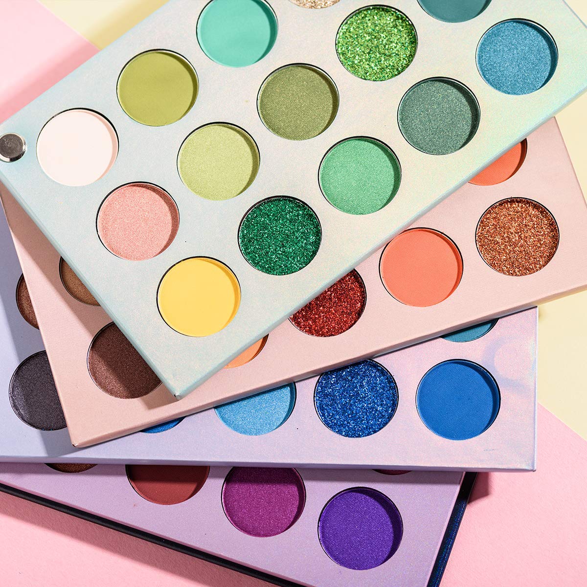 MYUANGO Color Board Eyeshadow Palette - Highly Pigmented 60 Shades Matte Shimmer Glitter Vegan Makeup Palette for Beginners - Waterproof, Blendable, Long-Lasting - Cruelty-Free - Image 7