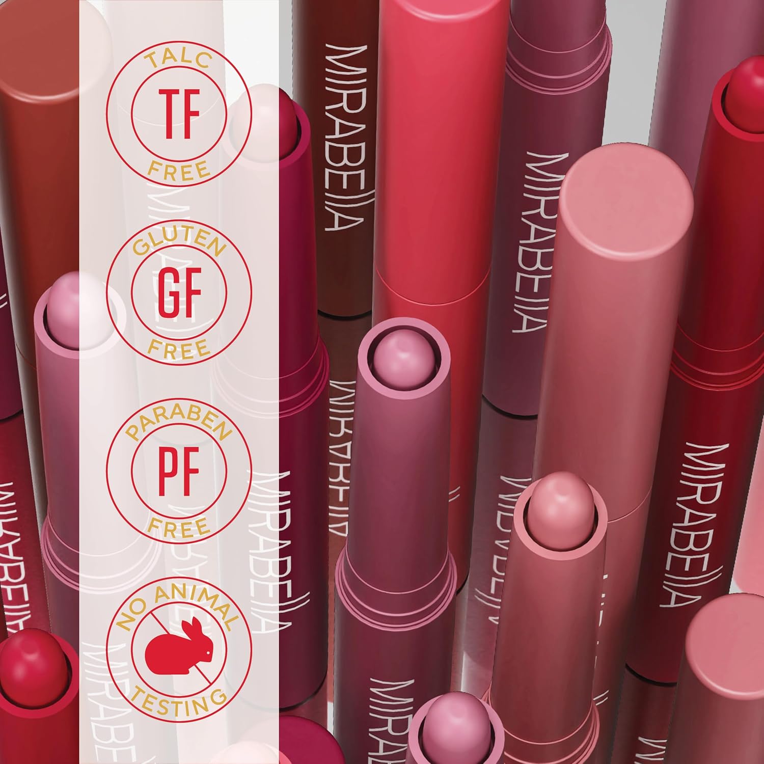 Mirabella Velvet Matte Lip Crayon - Long Lasting Lipstick Crayon & Lip Liner - Retractable, Highly Pigmented Lip Tint & Moisturizing Antioxidant Formula - Forever - Image 7