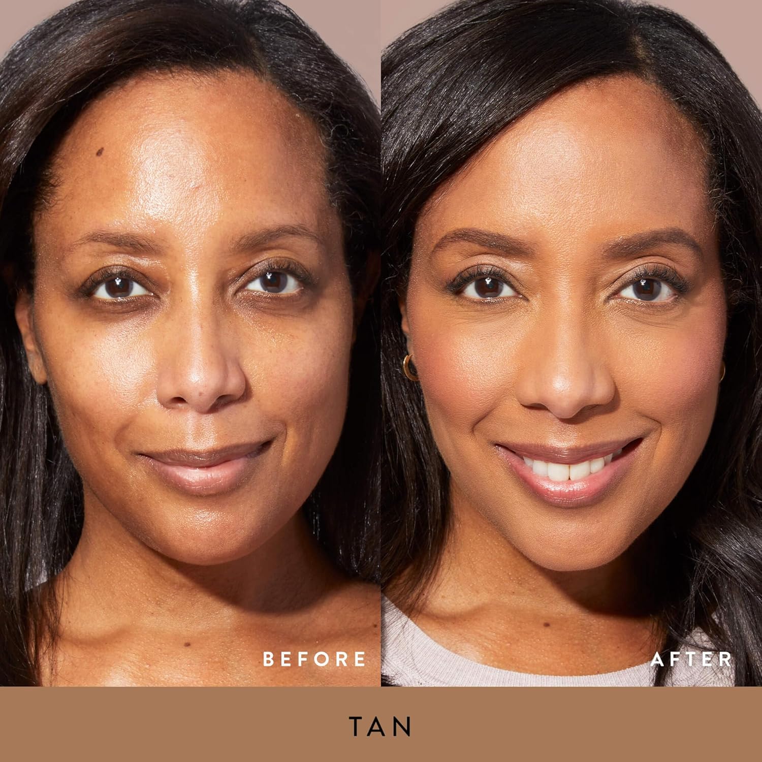 LAURA GELLER NEW YORK Baked Starter Kit - Full Coverage: Double Take Powder Foundation + Best of the Best Face Palette + Retractable Angled Kabuki Brush (06 Tan) - Image 3