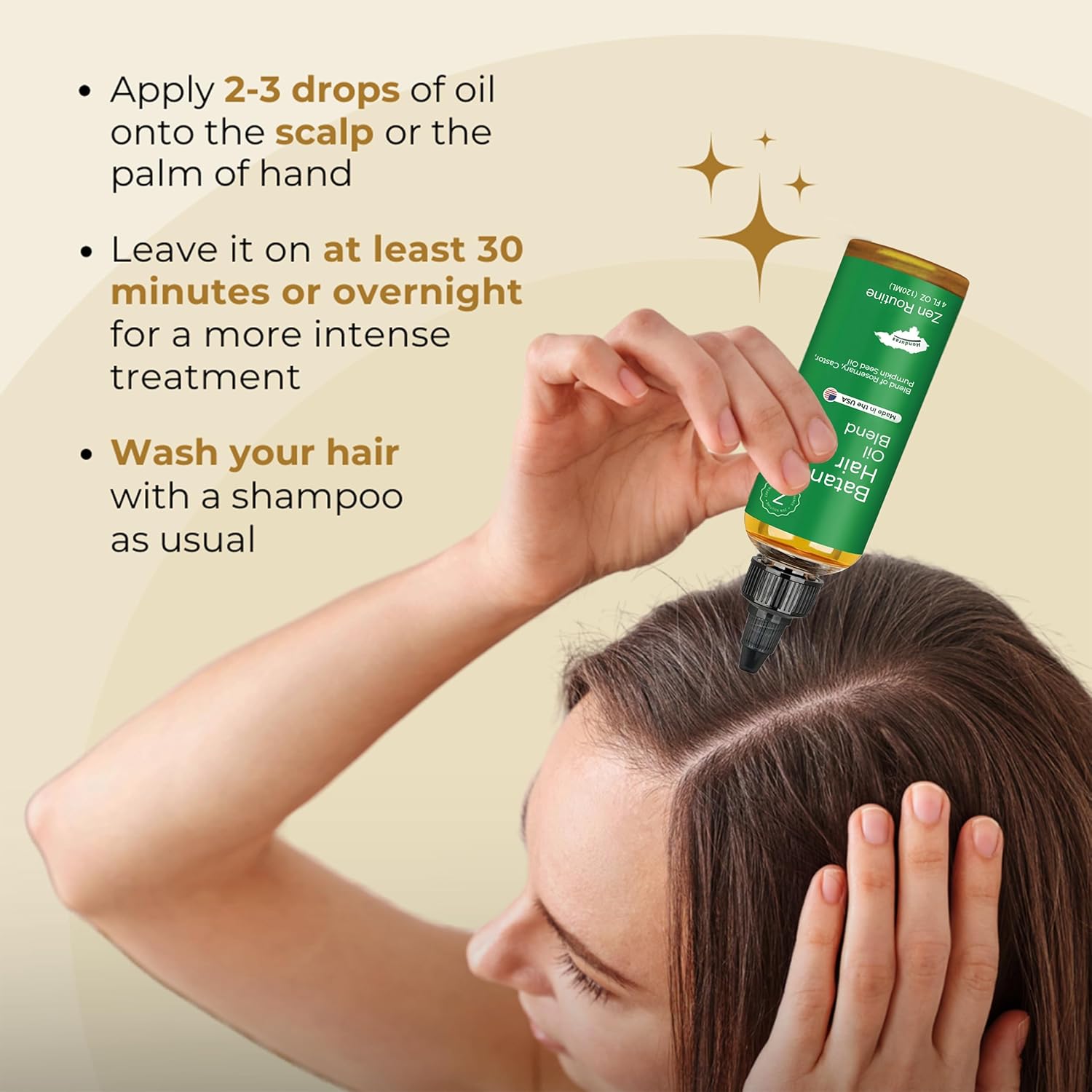 100% Pure Natural Raw Batana Oil Hair Growth Treatment 4 fl Oz Deep Conditioning - Image 5