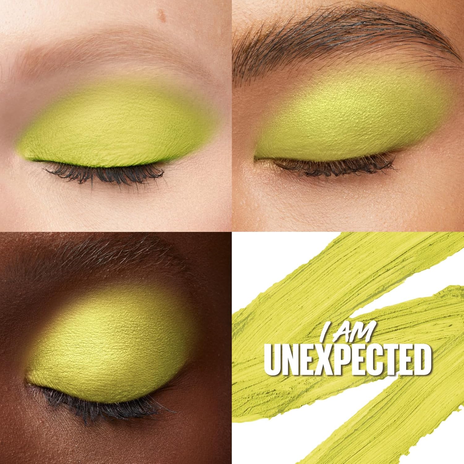 Maybelline Color Tattoo Longwear Multi-Use Eye Shadow Stix, All-In-One Eye Makeup for Up to 24HR Wear, I am Unexpected (Lime Green Matte), 1 Count - Image 2