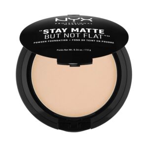 NYX PROFESSIONAL MAKEUP Stay Matte But Not Flat Powder Foundation, Natural