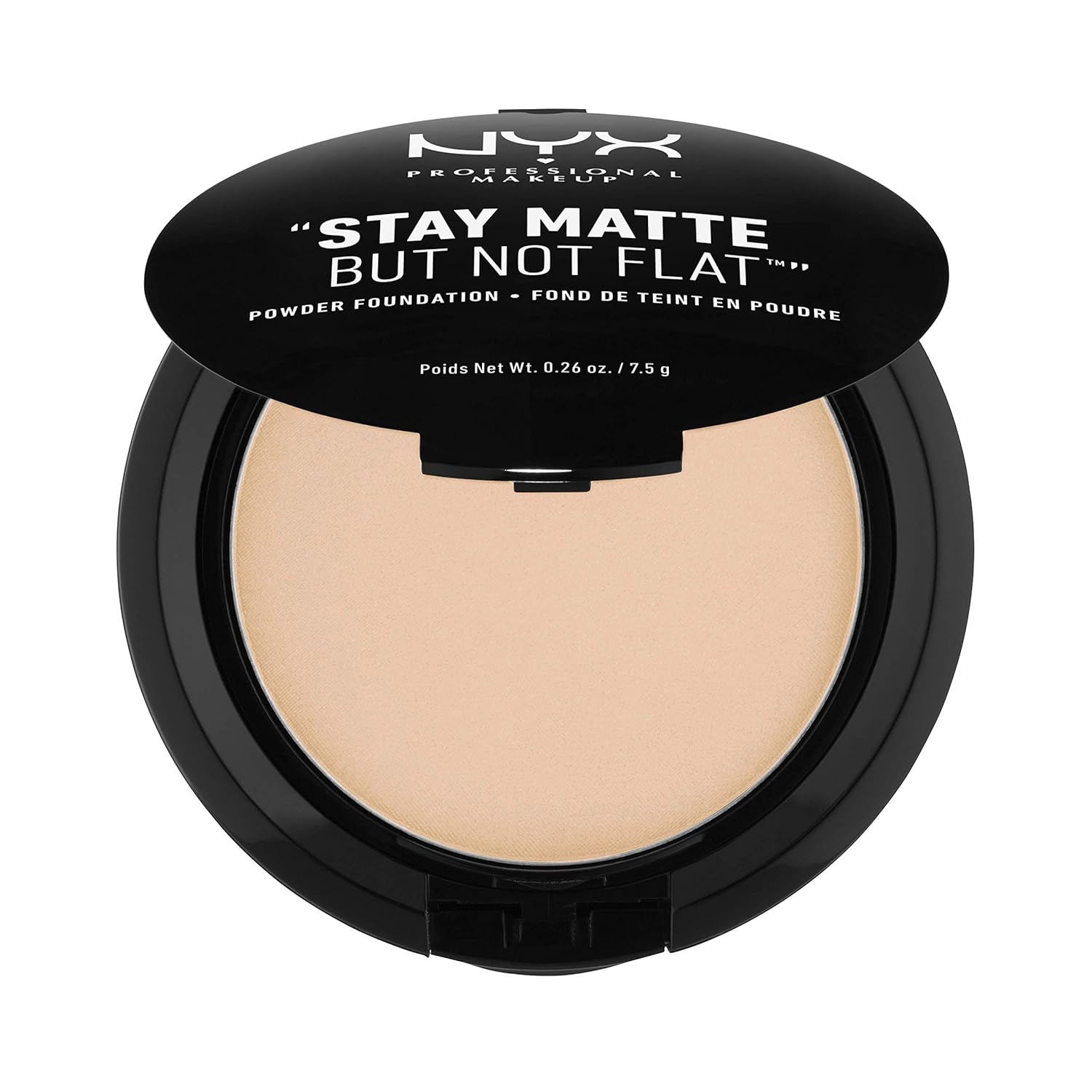 NYX PROFESSIONAL MAKEUP Stay Matte But Not Flat Powder Foundation, Natural