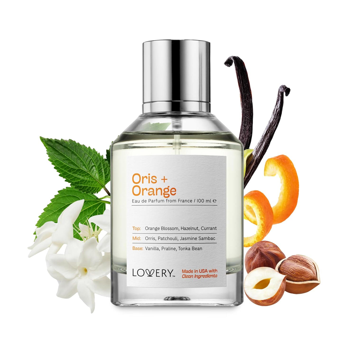 Oris & Orange Blossom Perfume for Women & Men, Inspired by L.a Vie E.st B.elle EDP Spray, Long Lasting, Clean Vanilla Tonka Bean Fragrance, Floral Perfumes for Birthday Gifts for Mom - Image 2