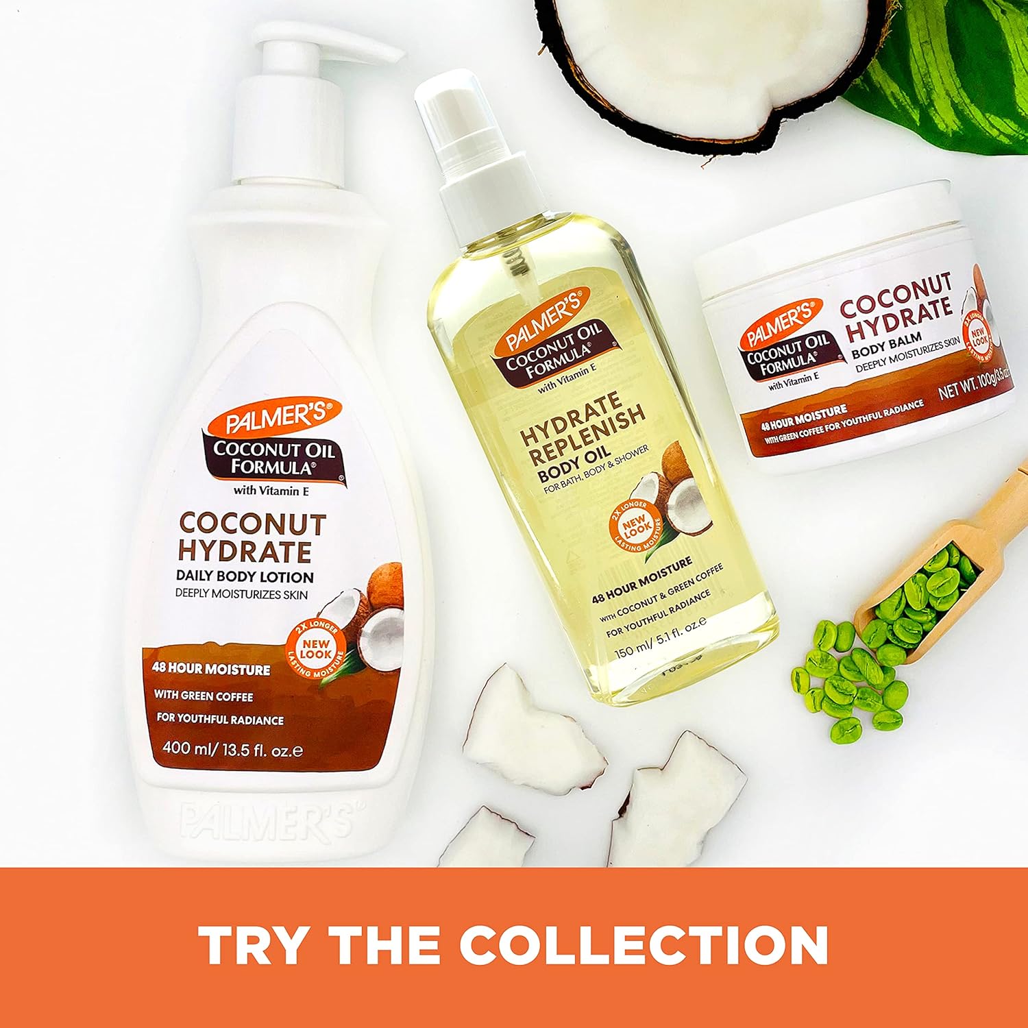 Palmer's Coconut Oil Formula Body Lotion for Dry Skin, Hand & Body Moisturizer with Green Coffee Extract & Vitamin E, Pump Bottle, 13.5 Fl Oz (Pack of 1) - Image 11