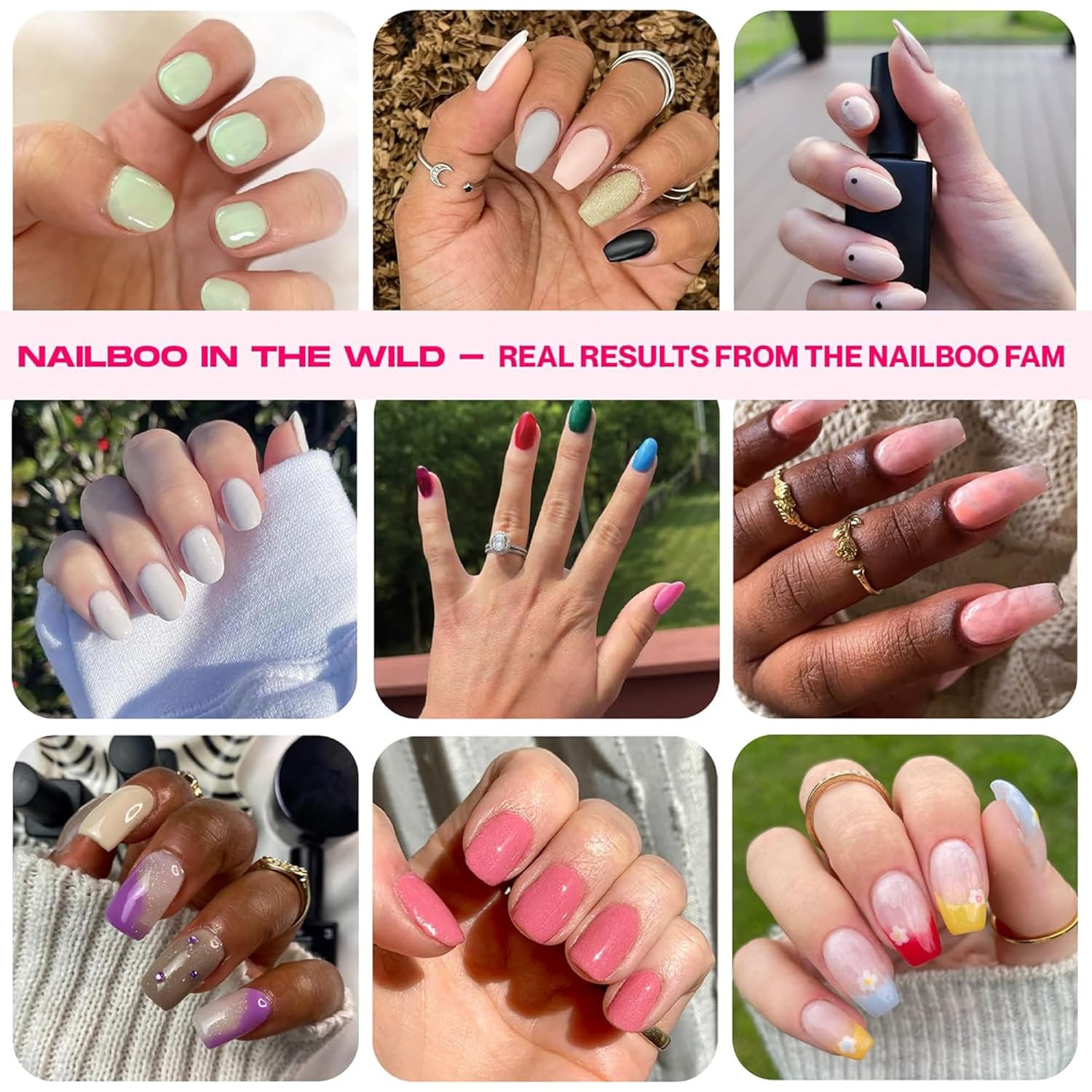 Nailboo Here's a Tip Premium Dip Nails Starter Kit, Nail Powder Dip Kit for DIY At Home Manicure, Includes Dipping Powder and Liquids, White - Image 6
