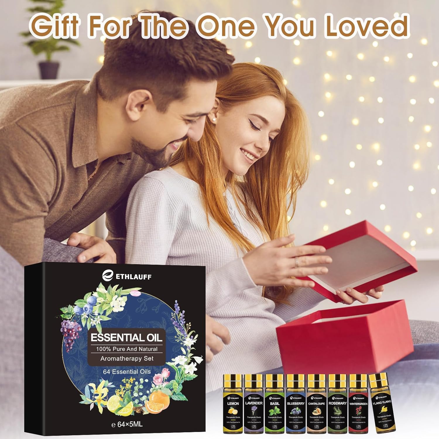 Essential Oil Set 64 Pack -Aromatherapy Essential Oils Kit-Fragrance Oils Perfect for Diffuser, Humidifier, Massage,Soap, Skin & Hair Care, Candle Scented Oil (0.17oz) - Image 6