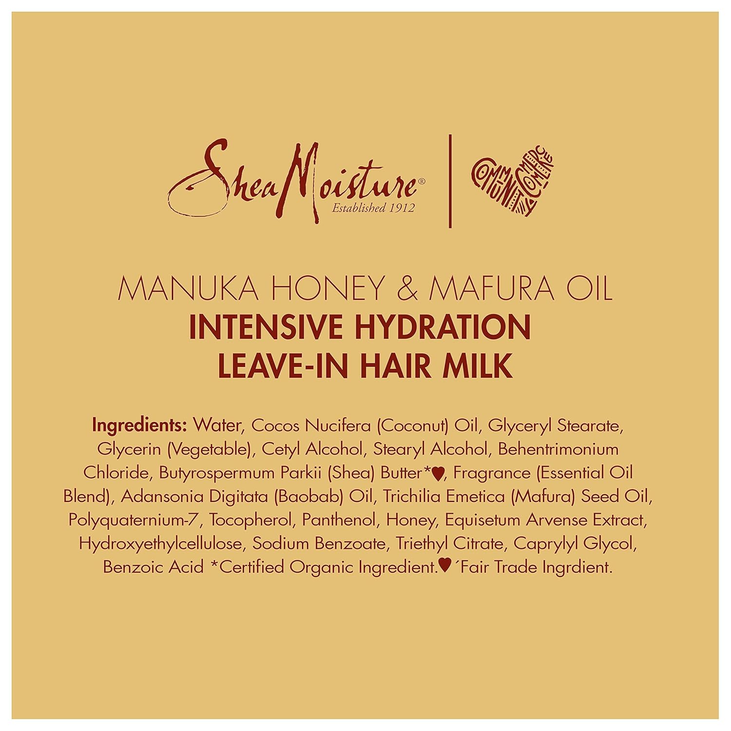 SheaMoisture Hydration Hair Milk Manuka Honey and Mafura Oil for Dry Hair to Hydrate and Style Hair 8 oz - Image 8