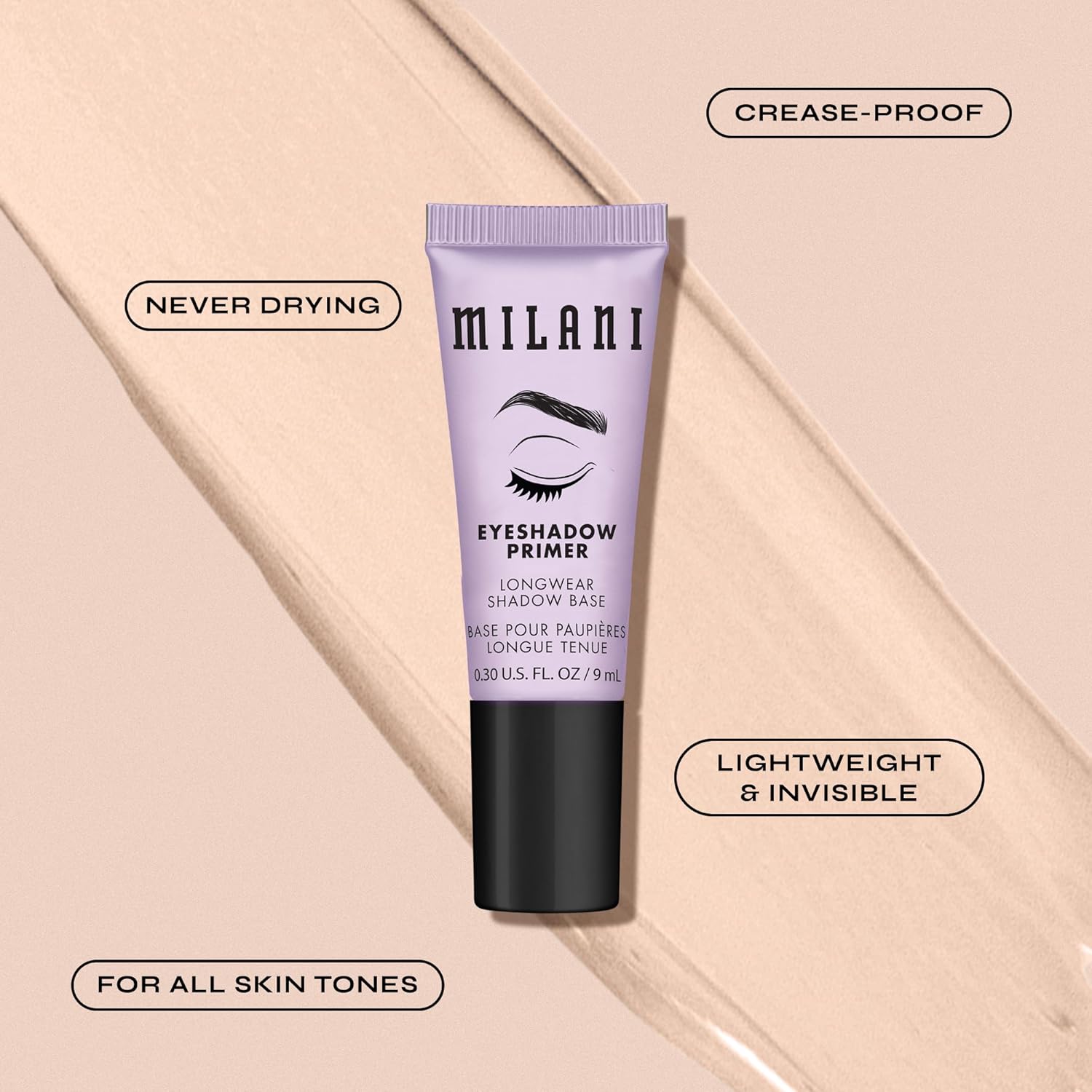 Milani 2 Pack Eyeshadow Primer for Long-Lasting Wear Vegan Cruelty-Free - Image 4