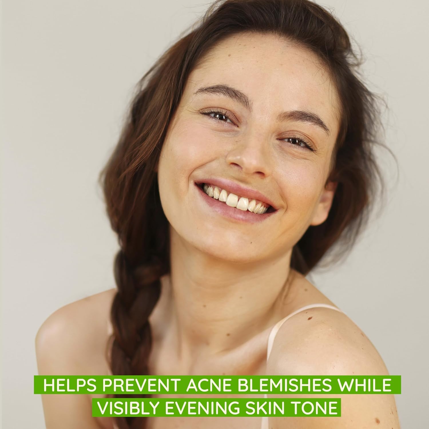 Aveeno Positively Radiant Clear Complexion Face Moisturizer, Acne Facial Moisturizer with Soy and Salicylic Acid for Oily Skin, Hypoallergenic Formula, Paraben-Free, Non-Comedogenic, Pump, 4 FL OZ - Image 2