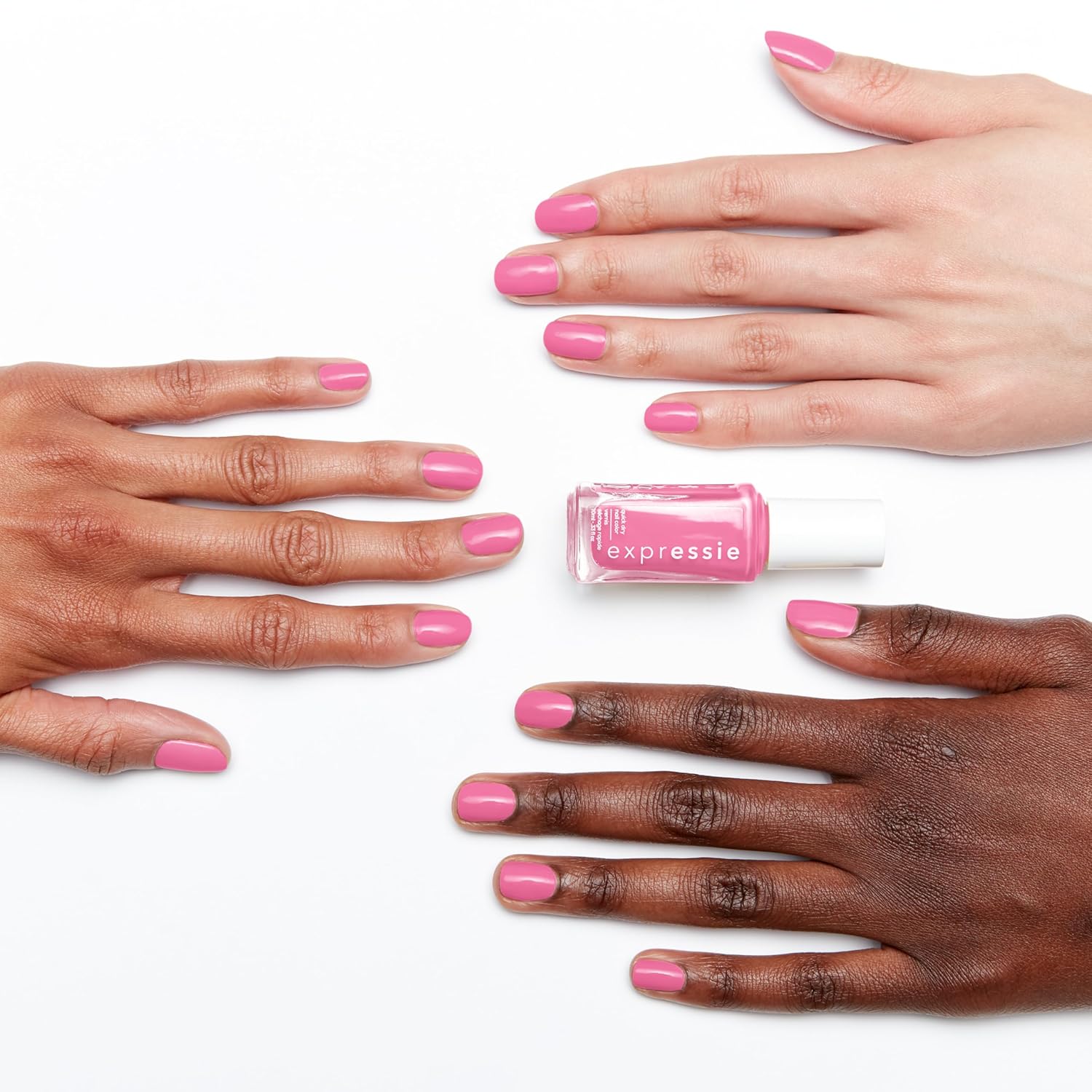 essie Expressie Nail Polish, Quick-Dry Bubblegum Pink Nail Polish, Vegan, Makin' Moves, 0.33 fl oz - Image 3