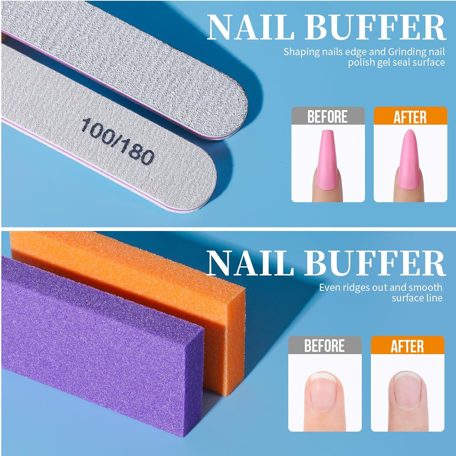 Teenitor Nail Soaking Bowl, Soak Off Gel Polish Dip Powder Remover, Manicure Bowl for Hand, Cuticle Remover Tools, Nail Brush Cuticle Pusher,Cuticle Oil Cuticle Peeler,Nail File Buffer Milk and Honey - Image 4