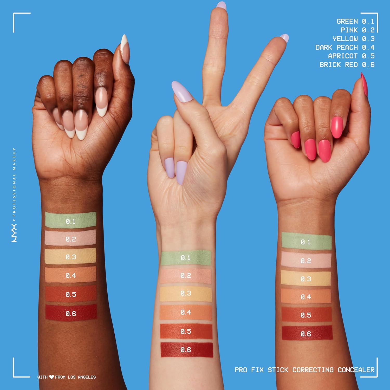 NYX PROFESSIONAL MAKEUP Pro Fix Stick Correcting Concealer, Buildable Medium Coverage Concealer Stick - Pink - Image 6