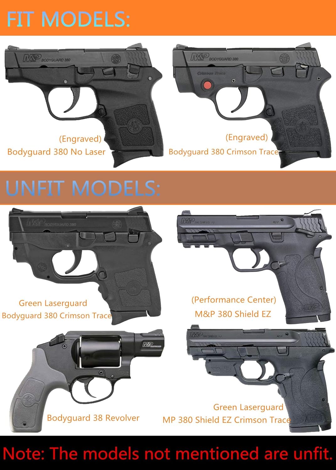 Bodyguard 380 Holsters, OWB Holster for S&W M&P Bodyguard 380 with Integrated Crimson Trace Laser - Index Finger Released | Adjustable Cant | Autolock | Outside Waistband | Lightweight -Right Handed - Image 2