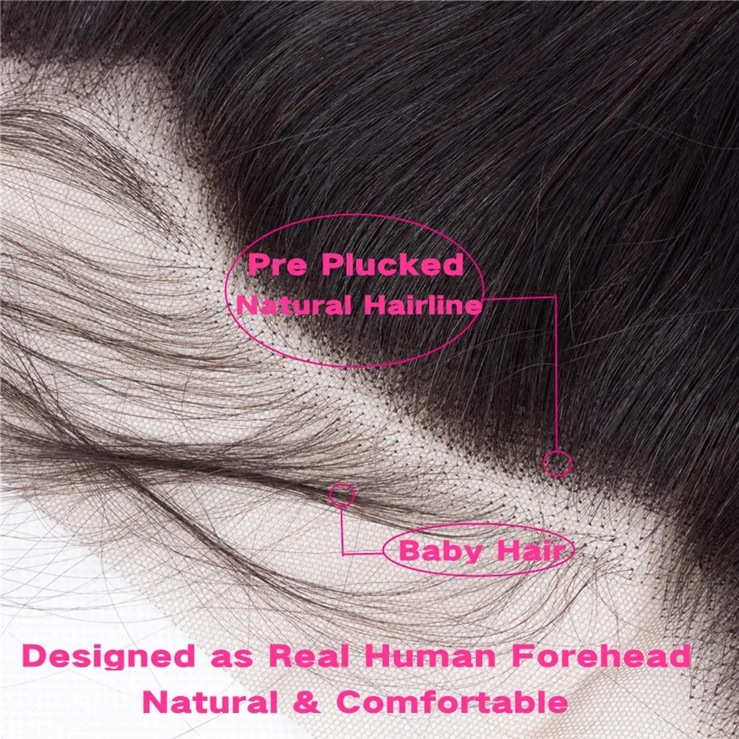 12A Straight Bundles with Frontal Human Hair 20 22 24+18 Inch Brazilian Human Hair Bundles with Frontal 100% Unprocessed Virgin Weave Hair with 13x4 HD Lace Closure - Image 5