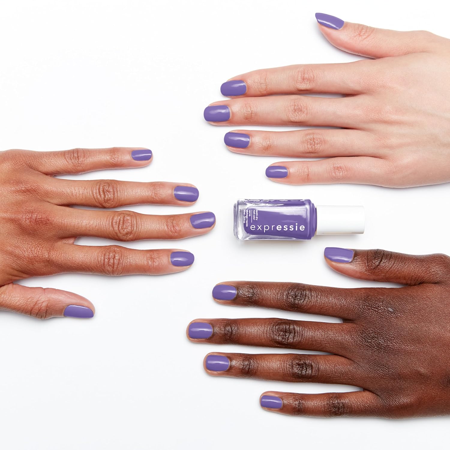 essie Expressie Nail Polish, Quick-Dry Purple Nail Polish, Power Moves, Vegan, Choreo Queen, 0.33 fl oz - Image 3