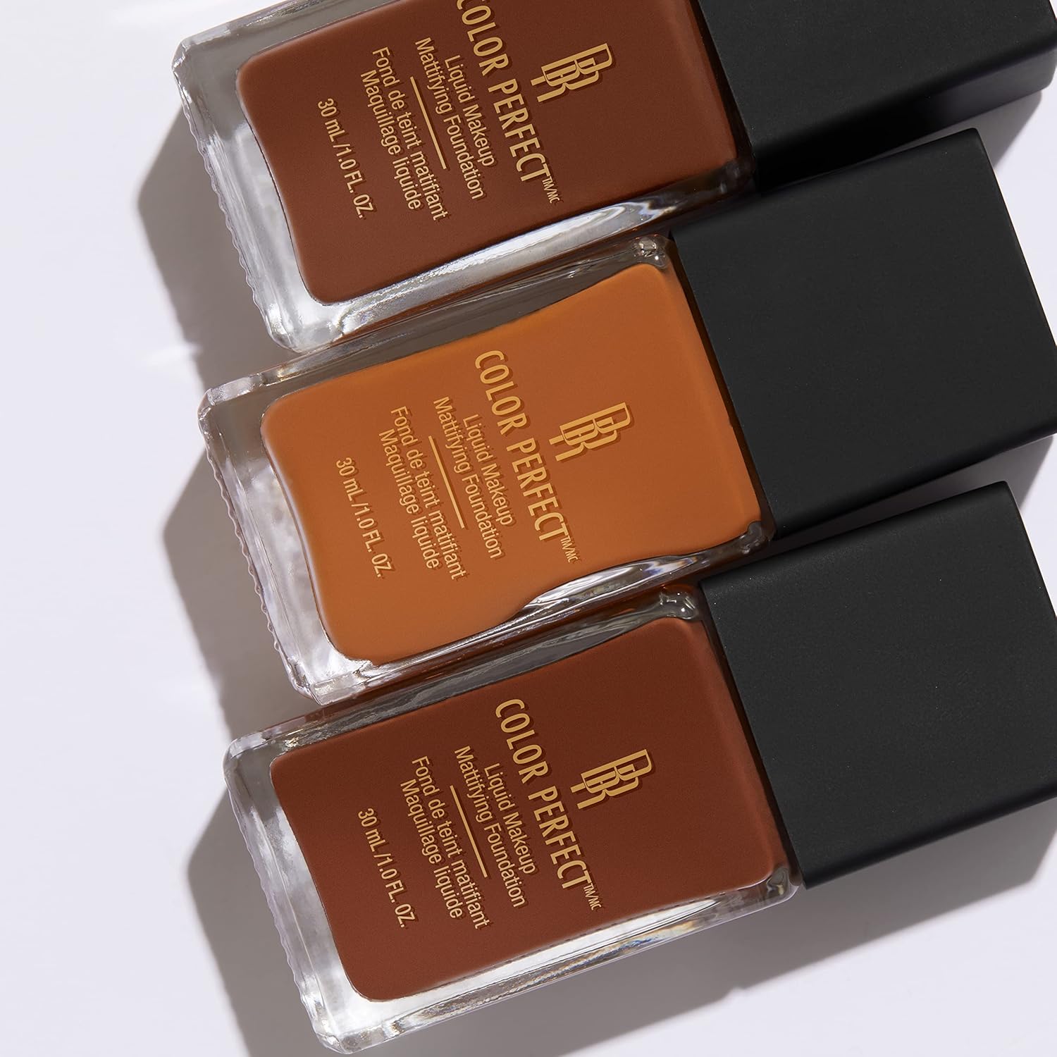 Black Radiance Color Perfect Liquid Full Coverage Foundation Makeup, Deep Amber, 1 Ounce - Image 4
