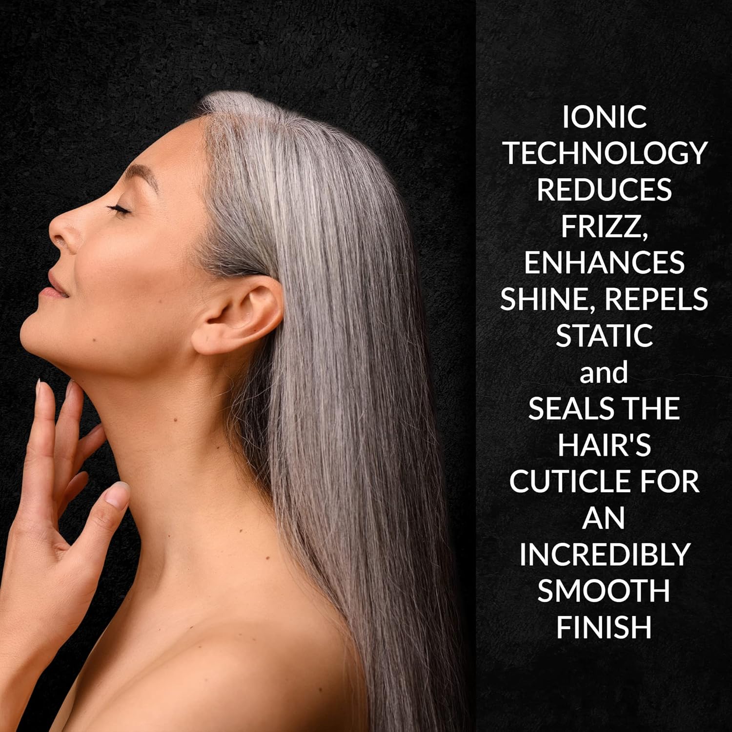KARMIN Salon Series Professional Ionic Hair Dryer, Positive Negative Ion, Ceramic Blow Dryer, Lightweight, Fast Dry, 2 Speed 3 Heat Settings, 1800 Watt, with Ionic Tourmaline Concentrator, Diffuser - Image 5